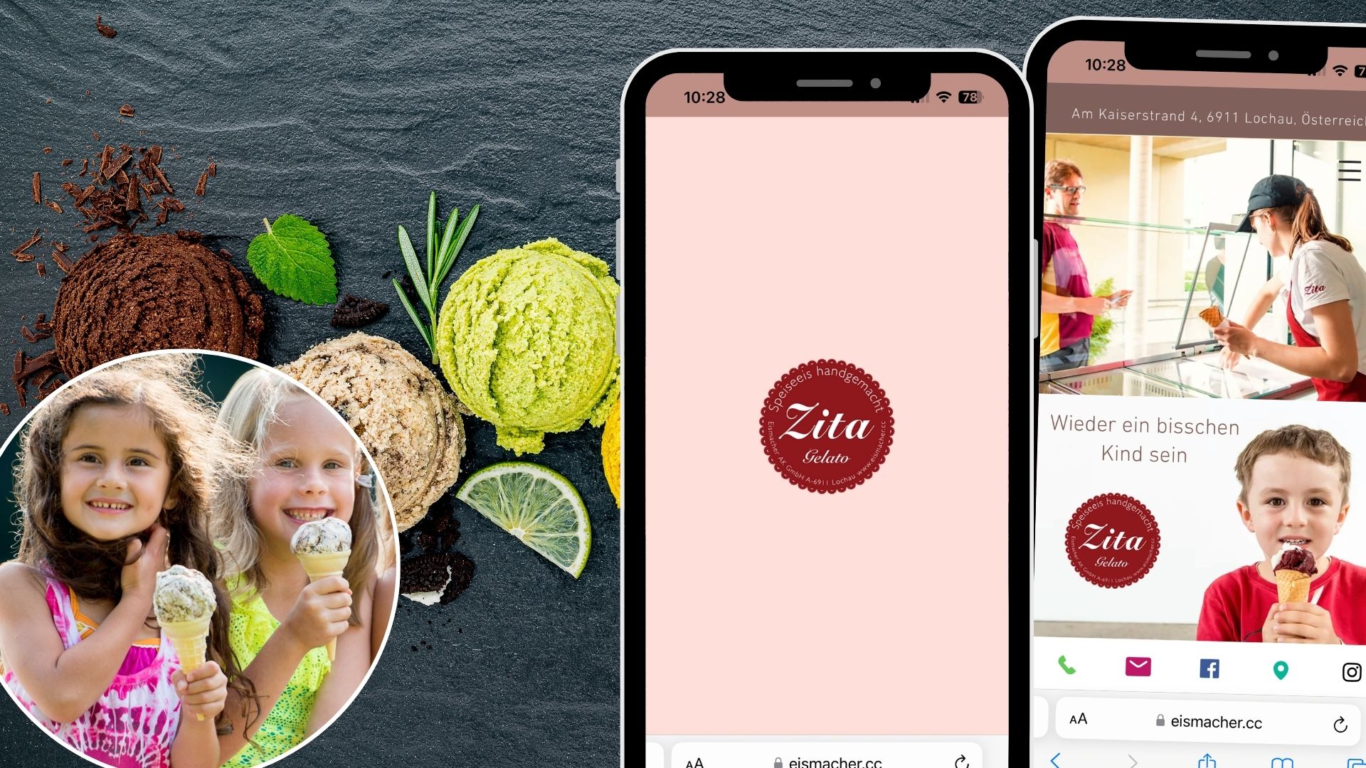 Zita Gelato in Lochau verbindet traditionelle italienische Gelato-Herstellung mit modernem Genuss. Zita Gelato in Lochau verbindet traditionelle italienische Gelato-Herstellung mit modernem Genuss.