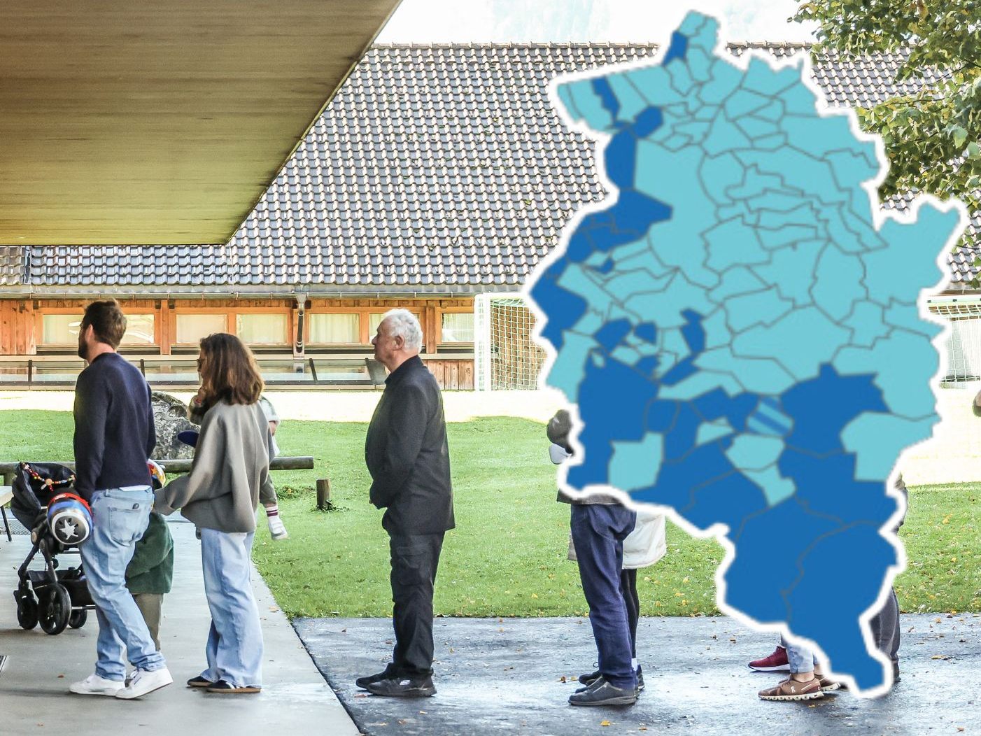 Nicht immer liegen die Gemeinden im Bundestrend. Nicht immer liegen die Gemeinden im Bundestrend.