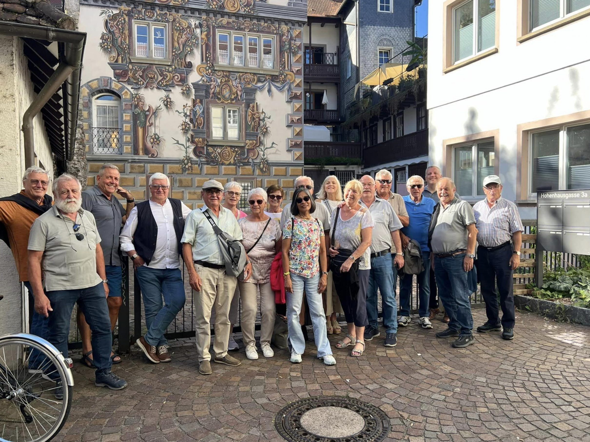 Die Mitglieder des Götzner Kameradschaftbundes in Konstanz.