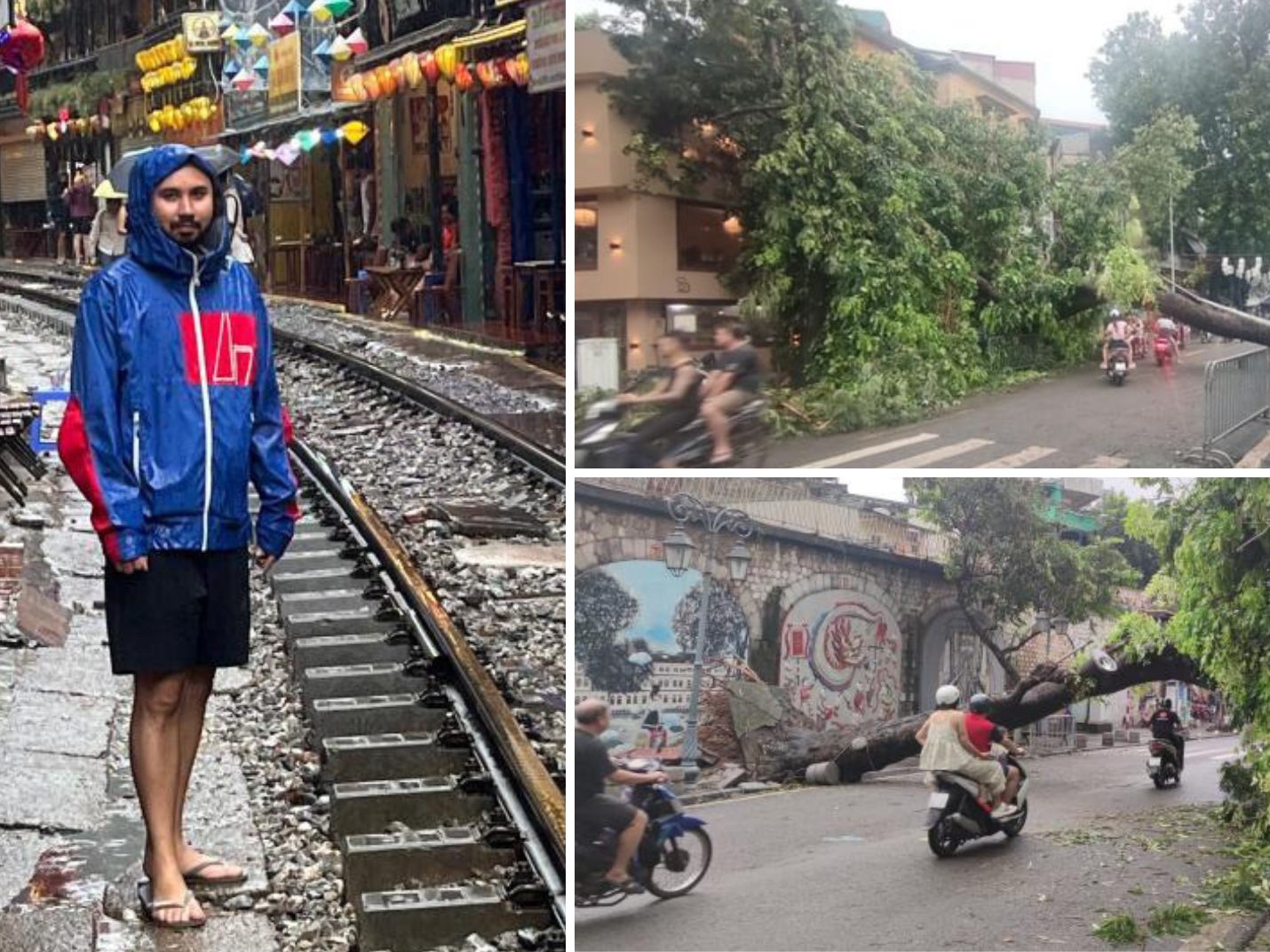 Patrick aus Dornbirn reist aktuell durch Vietnam und erlebte den Taifun "Yagi" hautnah mit. Patrick aus Dornbirn reist aktuell durch Vietnam und erlebte den Taifun "Yagi" hautnah mit.