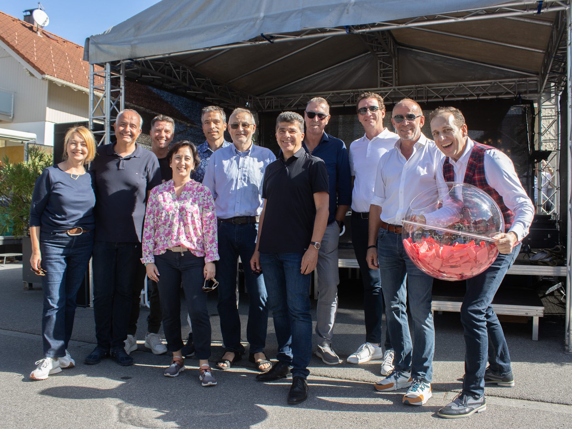 Vertreter der WIGE und Gemeinde freuen sich auf das Nightshopping am 6. September.