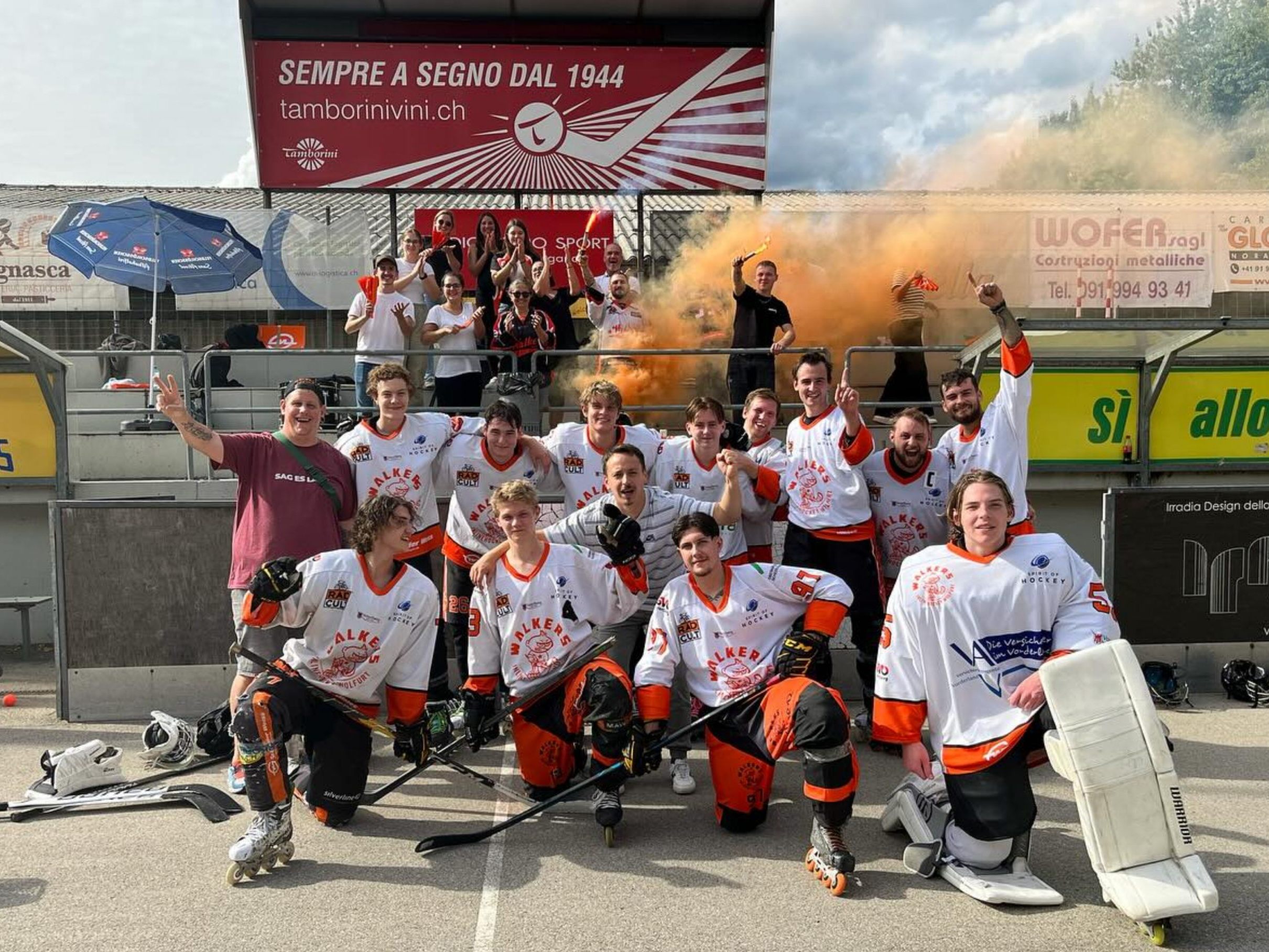 Die Wolfurt Walkers feierten in Lugano einen verdienten 11:6-Erfolg. Die Wolfurt Walkers feierten in Lugano einen verdienten 11:6-Erfolg.