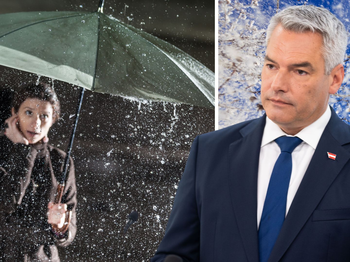 Sehr große Regenmengen zu erwarten