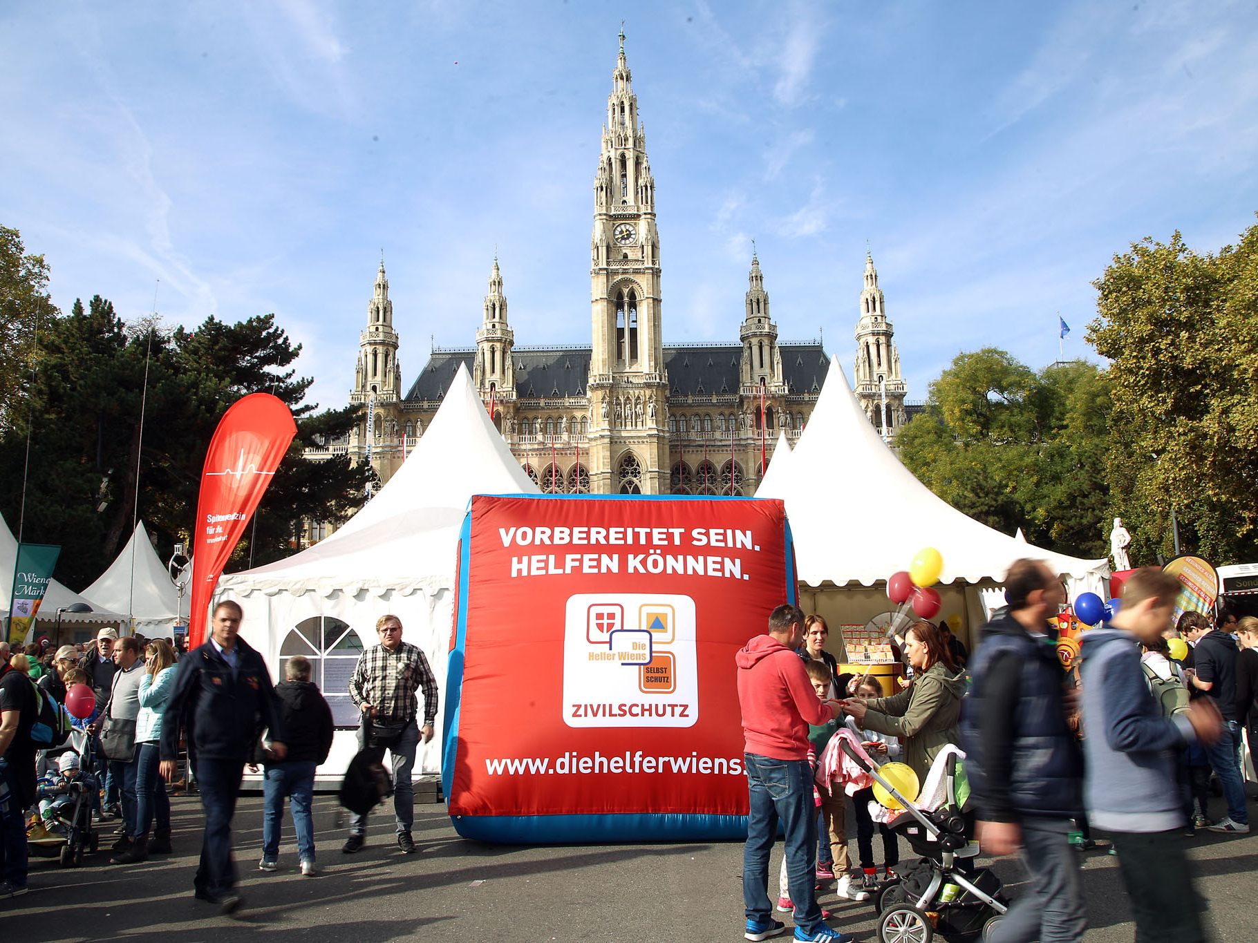 Buntes Rahmenprogramm beim Wiener Sicherheitsfest.