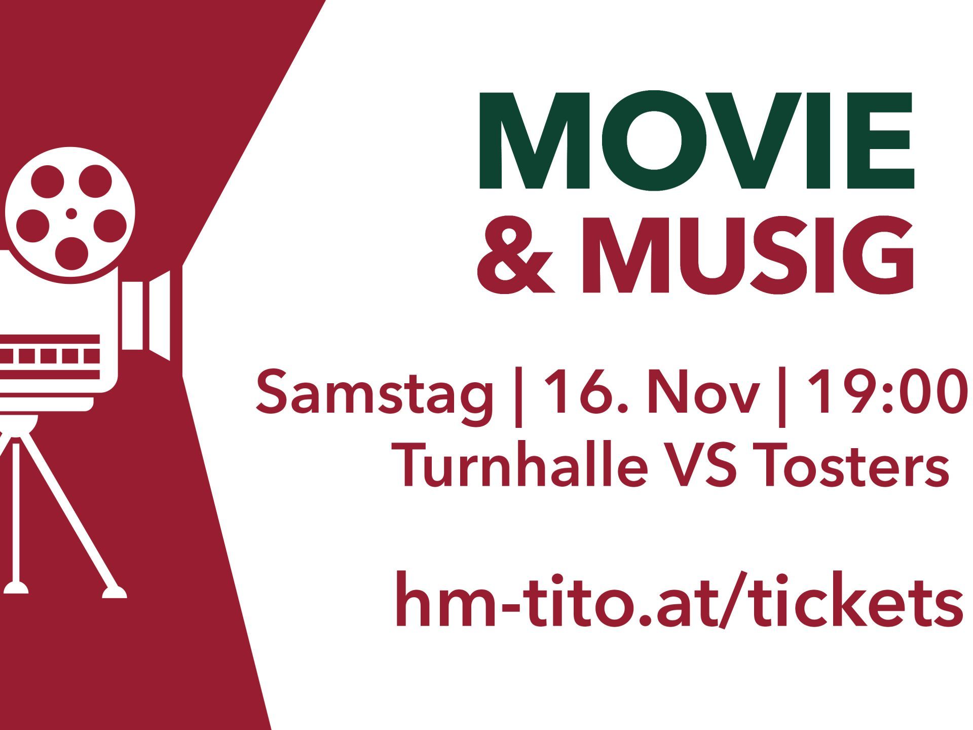 Movie & Musig: Ein einzigartiges Kino- und Musikerlebnis!