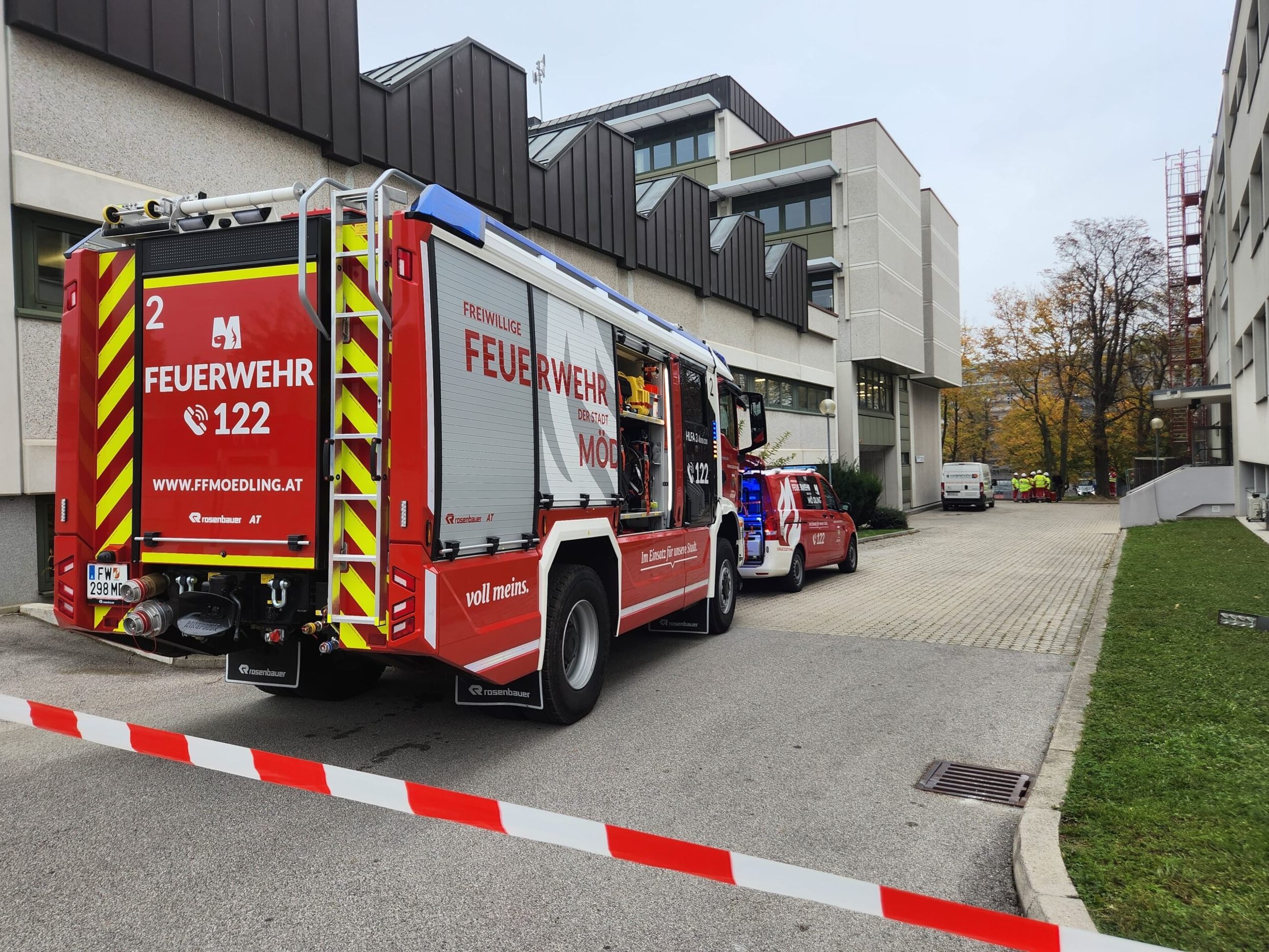 Die HTL Mödling musste evakuiert werden.
