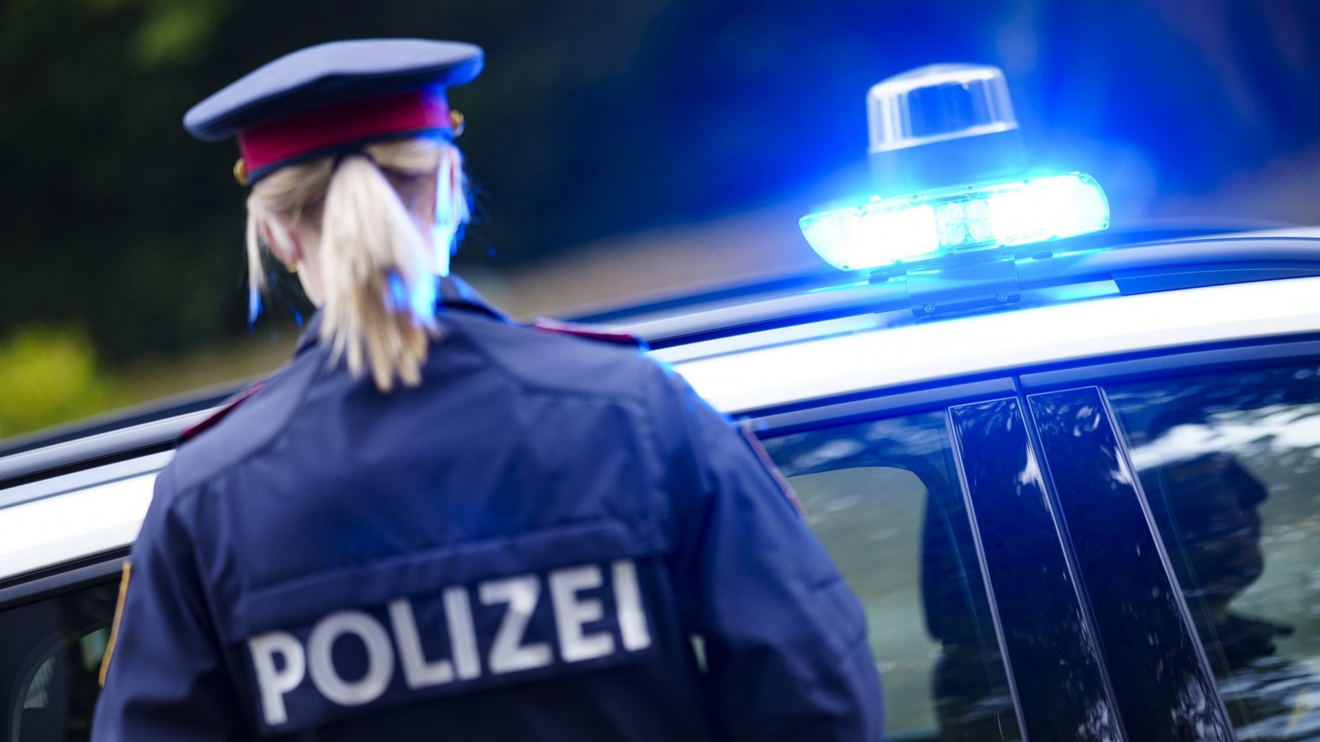 Polizei-Großeinsatz im Bezirk Gänserndorf.