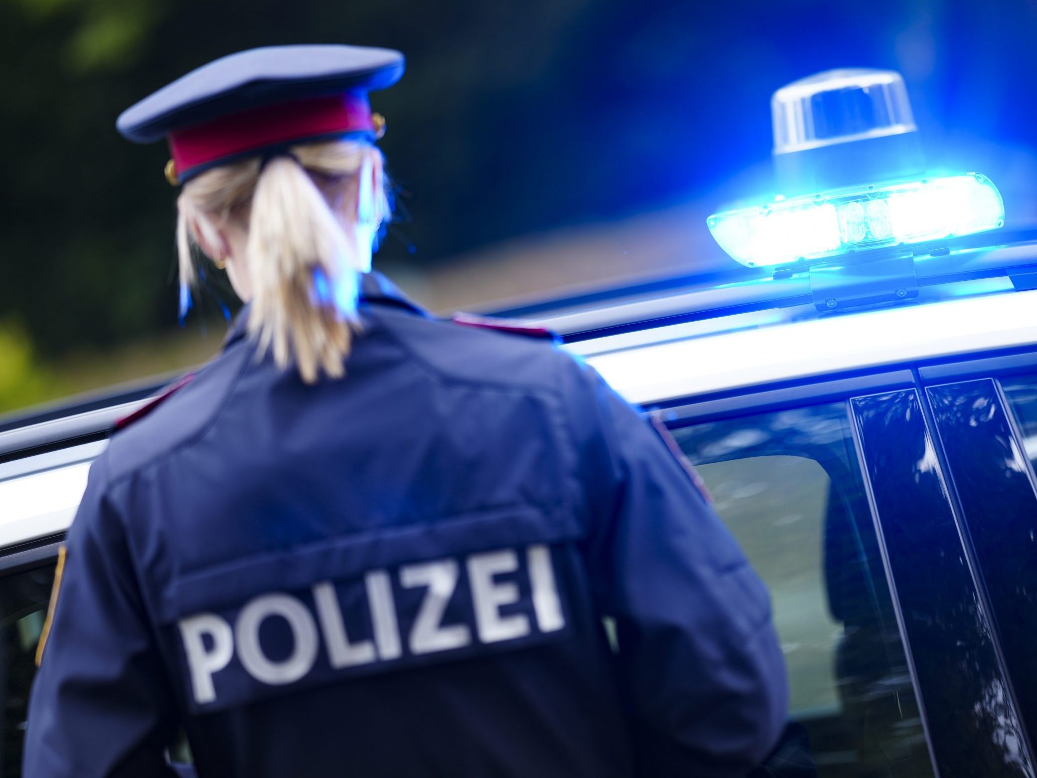 Polizei-Großeinsatz im Bezirk Gänserndorf.