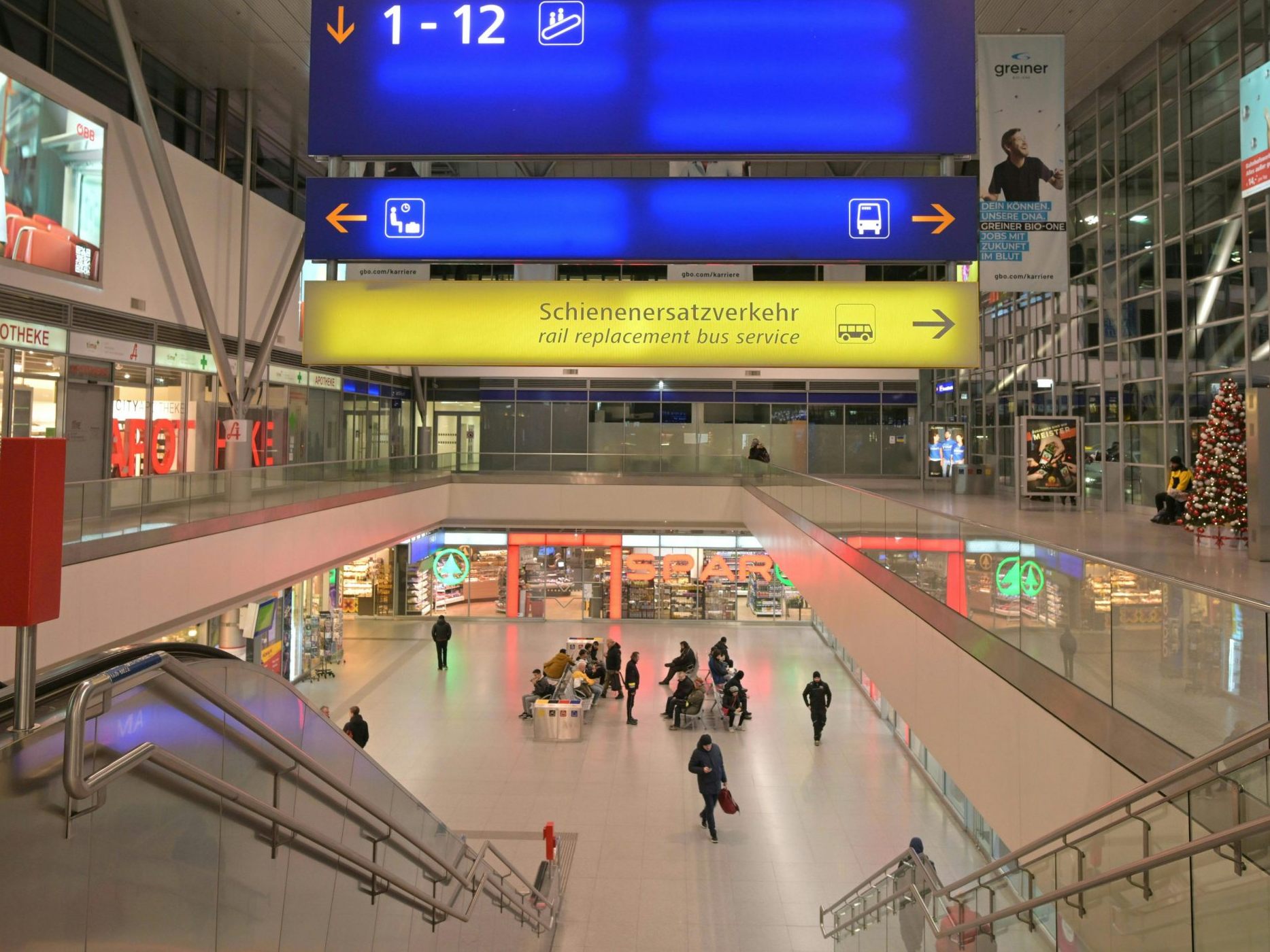 Im Bild: Der Linzer Hauptbahnhof.