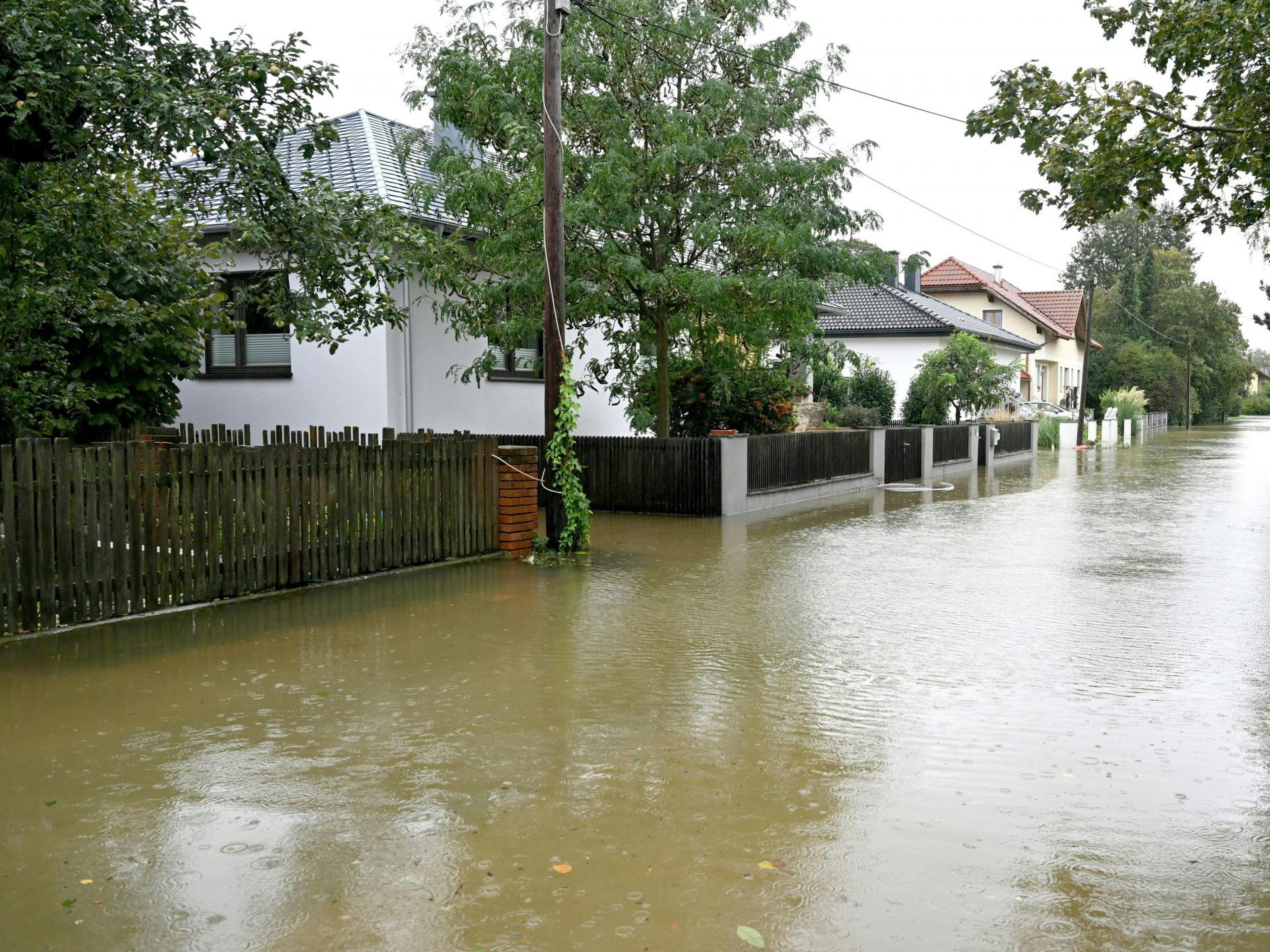 Pottenbrunn wurde vom Hochwasser stark getroffen.