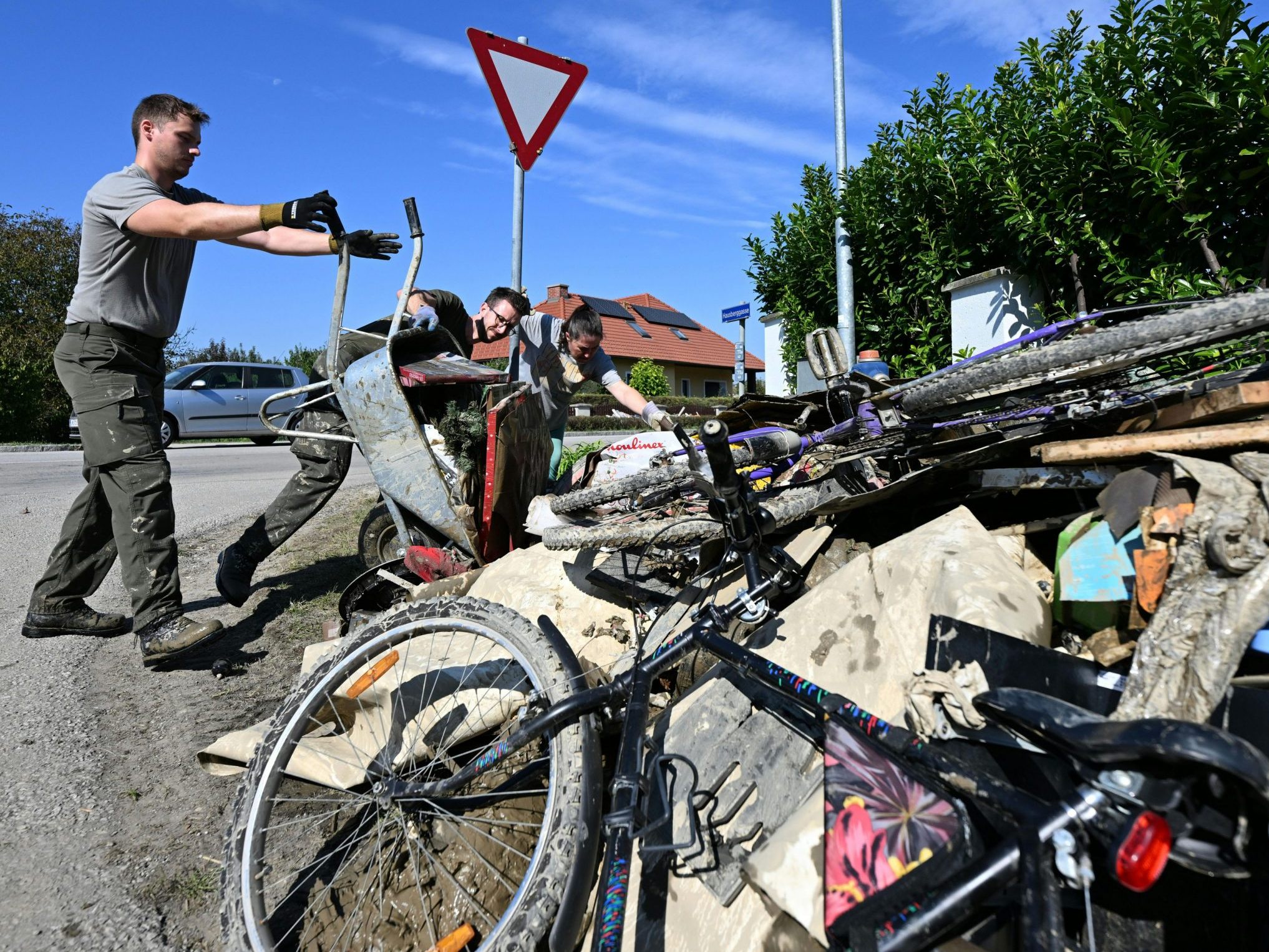 Das Hochwasser sorgte für schwere Schäden in Niederösterreich.