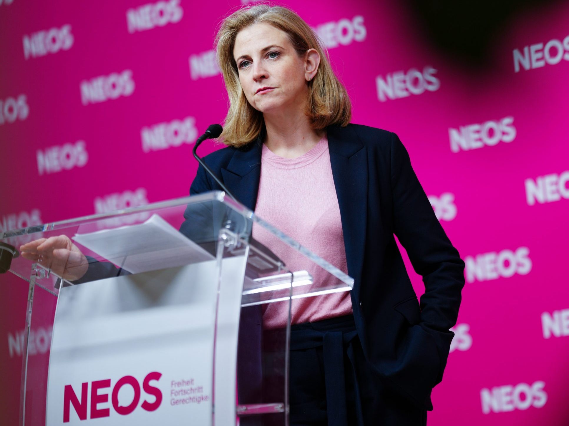 NEOS-Chefin Meinl-Reisinger fordert eine "Reformagenda". NEOS-Chefin Meinl-Reisinger fordert eine "Reformagenda".