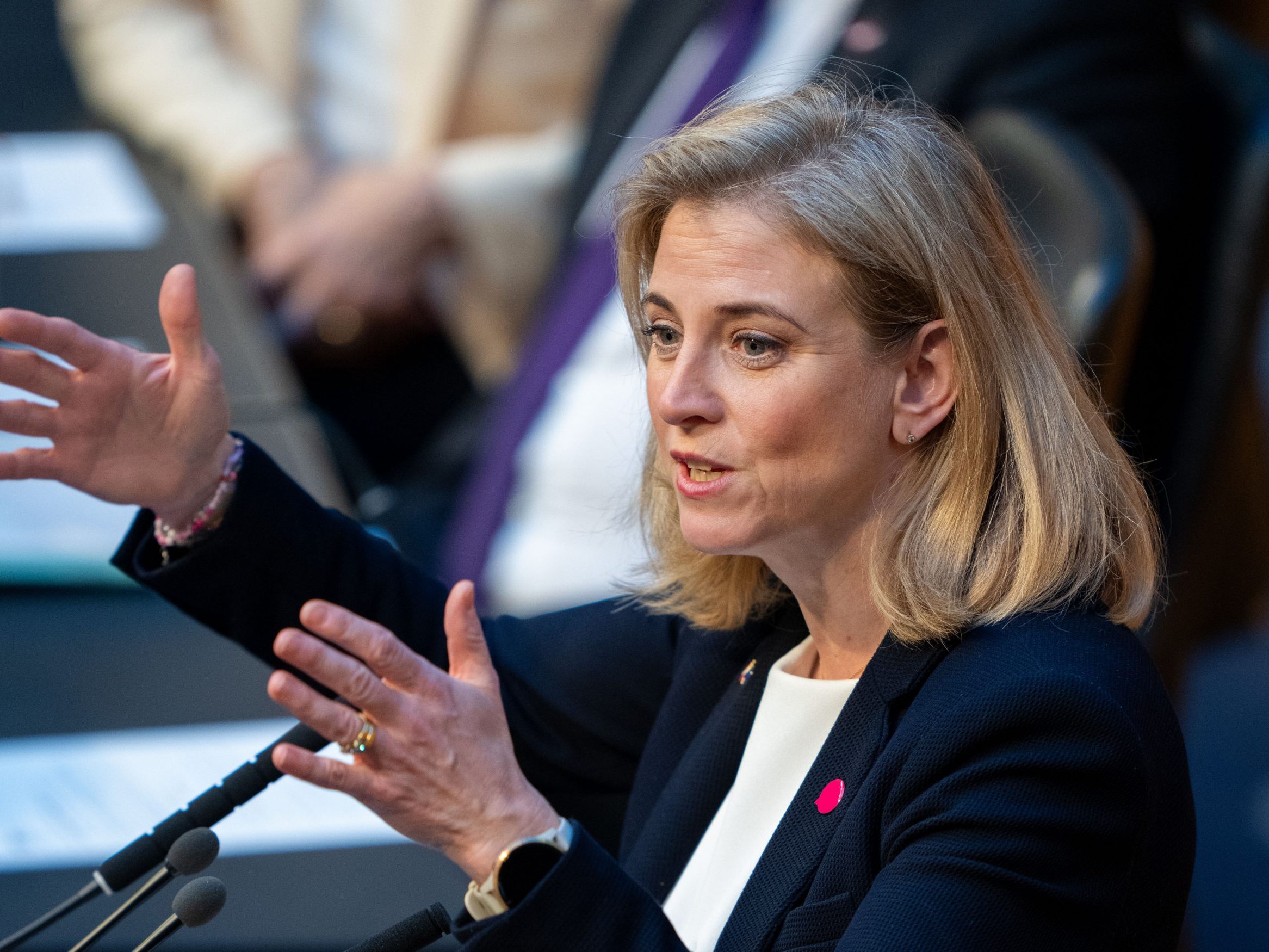 Rosenkranz solle bei dem Treffen die "Werte unserer demokratischen Republik und insbesondere unseres Parlaments hochhalten", schreibt die NEOS-Chefin. Rosenkranz solle bei dem Treffen die "Werte unserer demokratischen Republik und insbesondere unseres Parlaments hochhalten", schreibt die NEOS-Chefin.