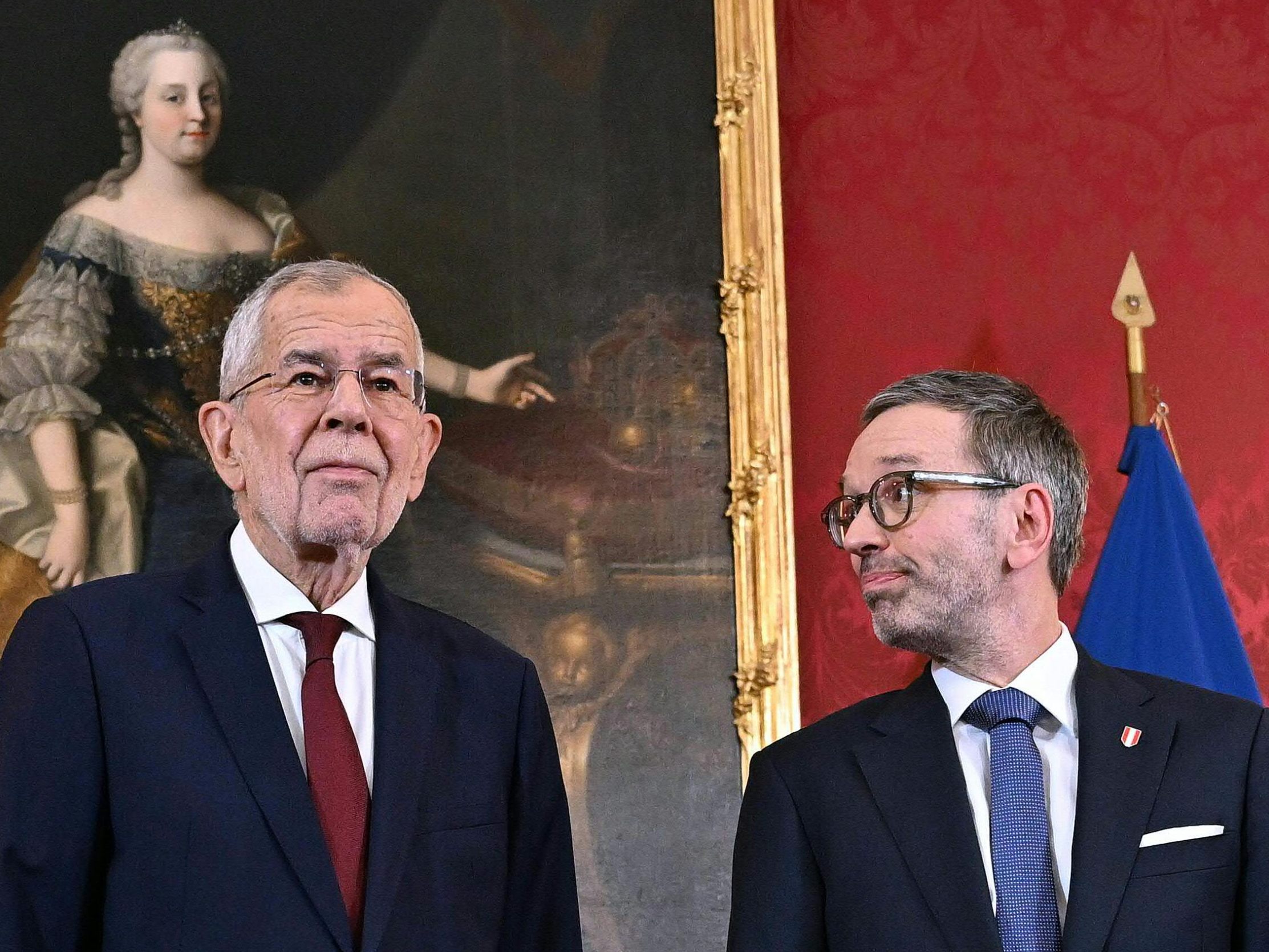 Kickl sprach als erster Parteichef mit Van der Bellen.