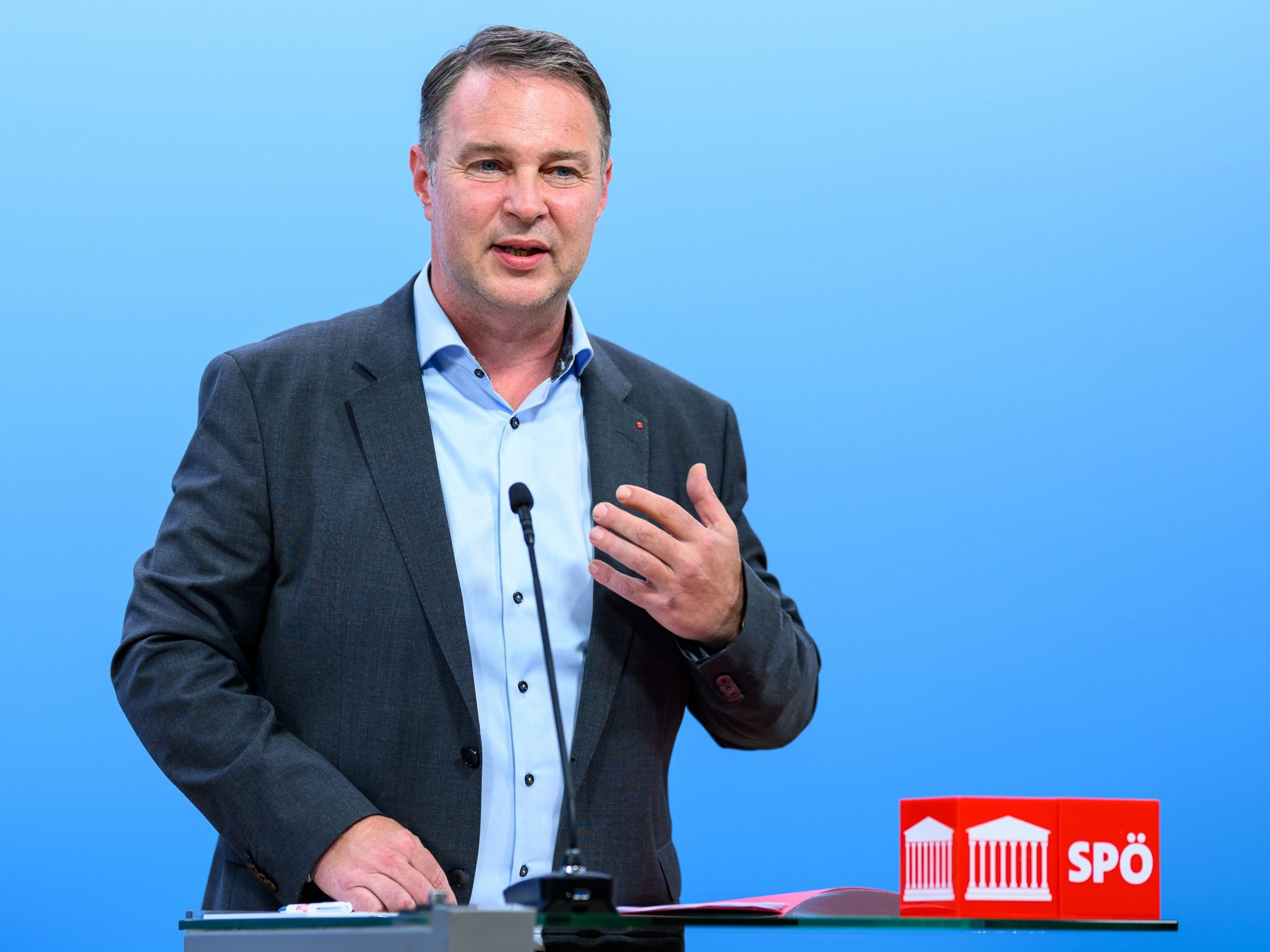 Andreas Babler tritt am Freitag vor die Presse. Den Live-Stream gibt es ab 13.00 Uhr.
