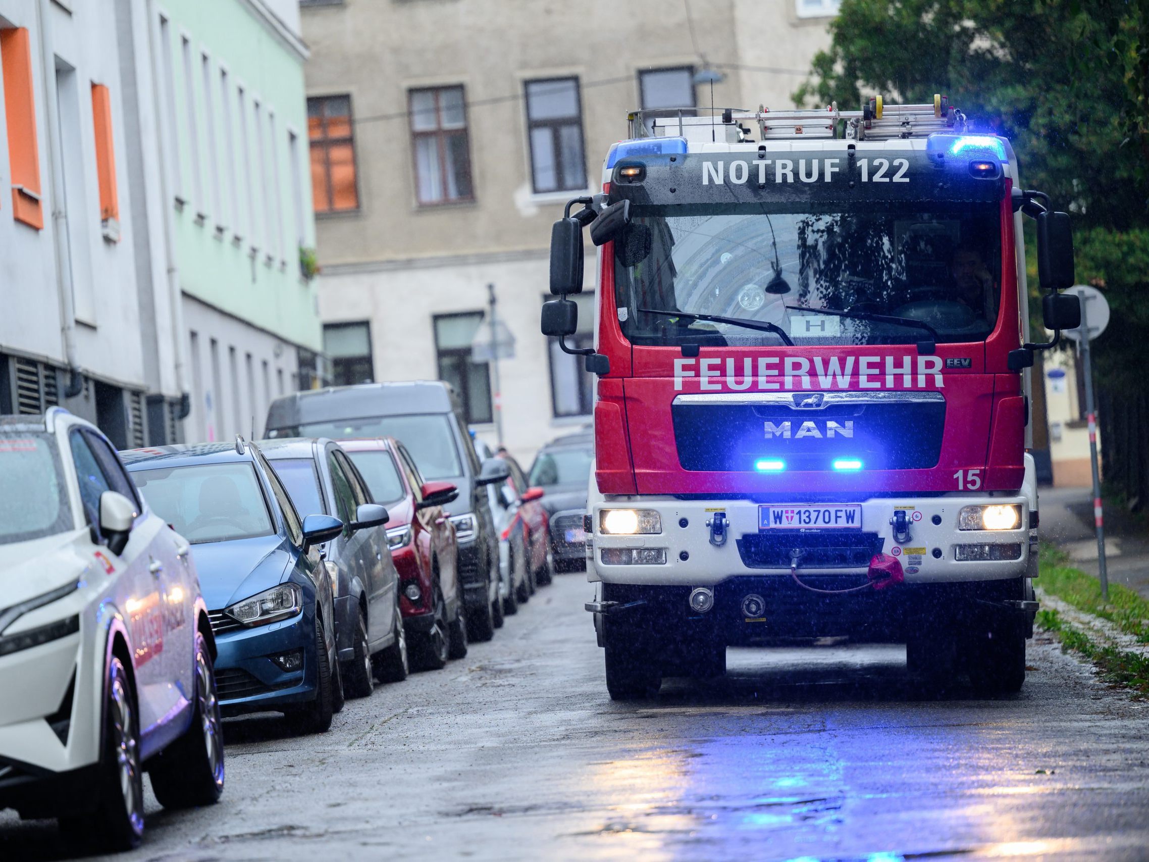 Feuerwehreinsatz in Wien-Meidling. Feuerwehreinsatz in Wien-Meidling.