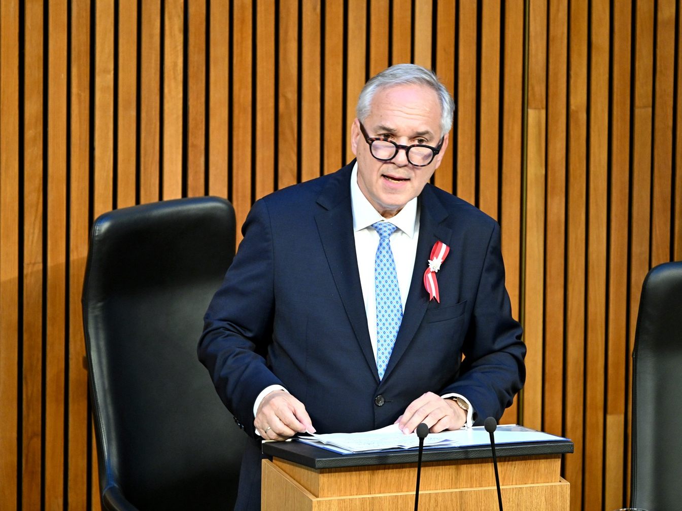 Rosenkranz (im Bild) hat am Donnerstag ein Arbeitsgespräch mit Orbán.
