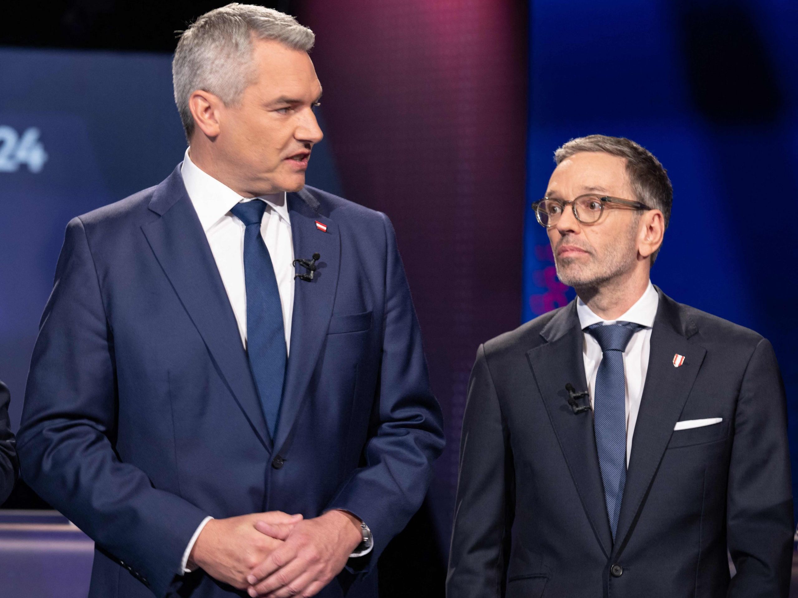 Bundeskanzler Karl Nehammer (ÖVP) gibt um 16 Uhr ein Live-Statement zum Gespräch mit Herbert Kickl (FPÖ) ab.
