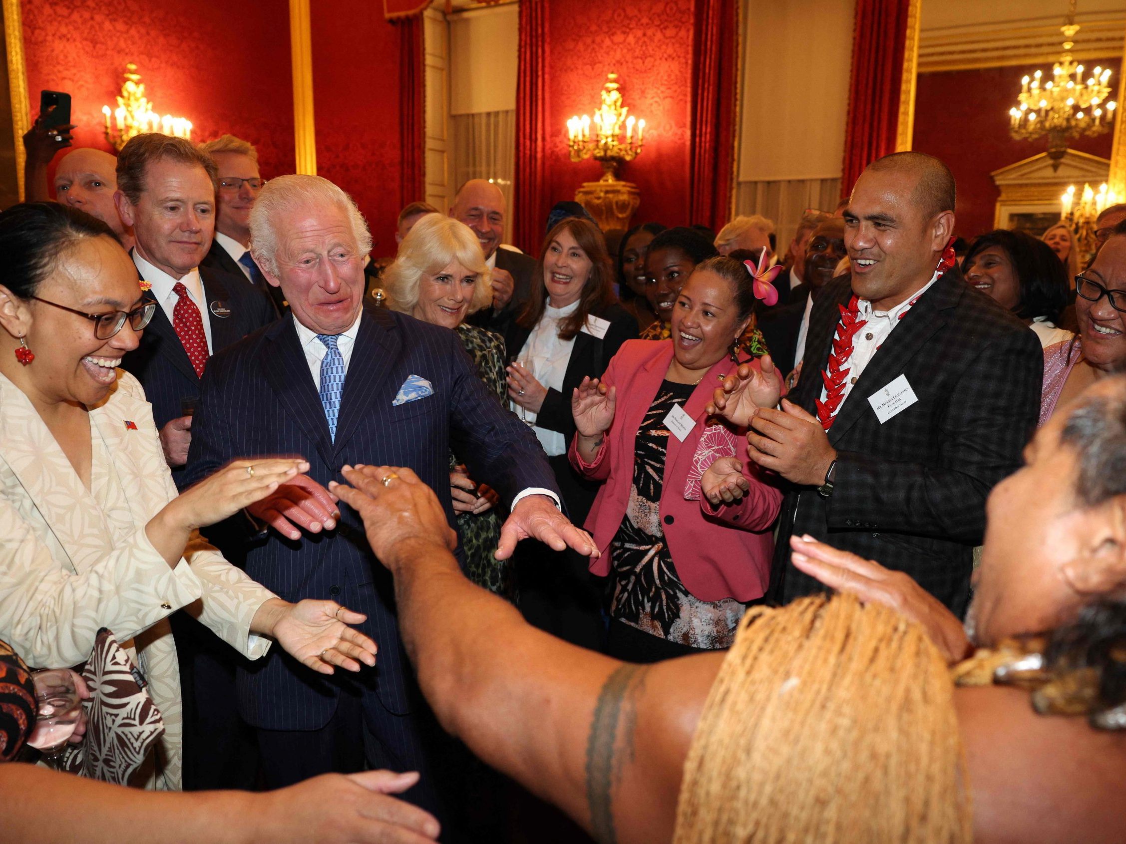 König Charles III. versuchte sich an einer Tanzeinlage.