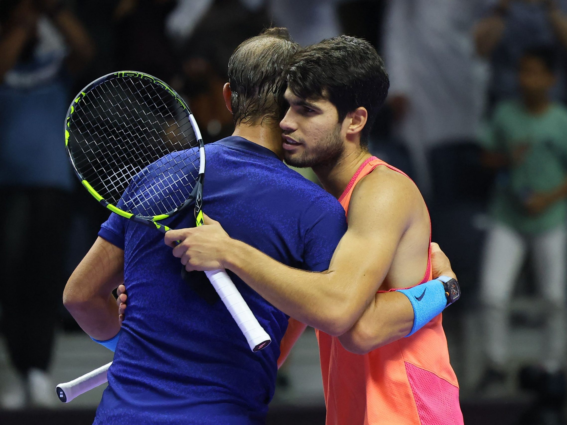 Nadal musste sich Alcaraz geschlagen geben.