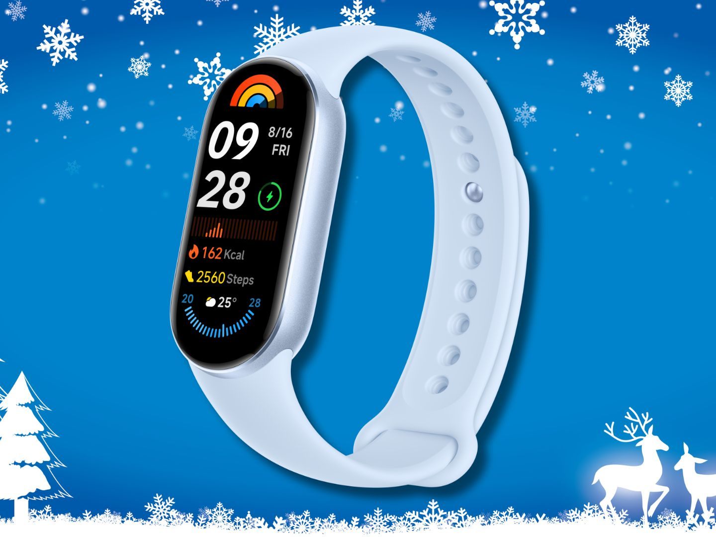 Das Xiaomi Smart Band 9 überzeugt sowohl im Alltag als auch beim Sport. Das Xiaomi Smart Band 9 überzeugt sowohl im Alltag als auch beim Sport.