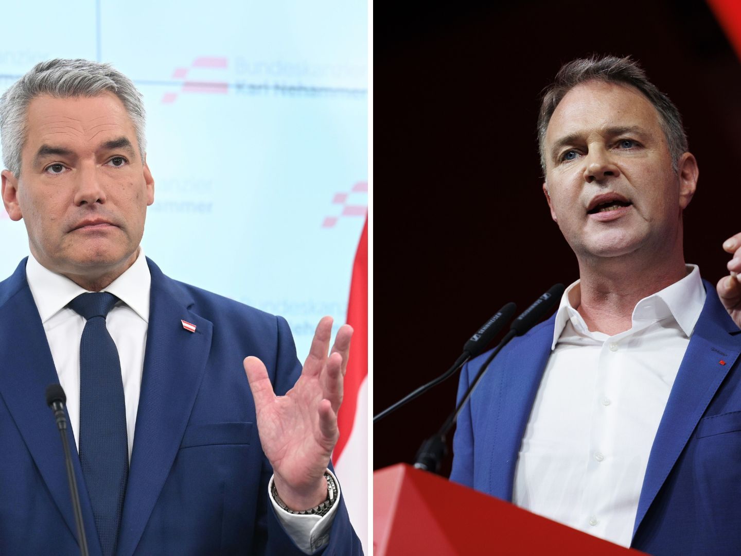 Es ist nicht das erste Treffen von Nehammer und Babler nach der Nationalratswahl.