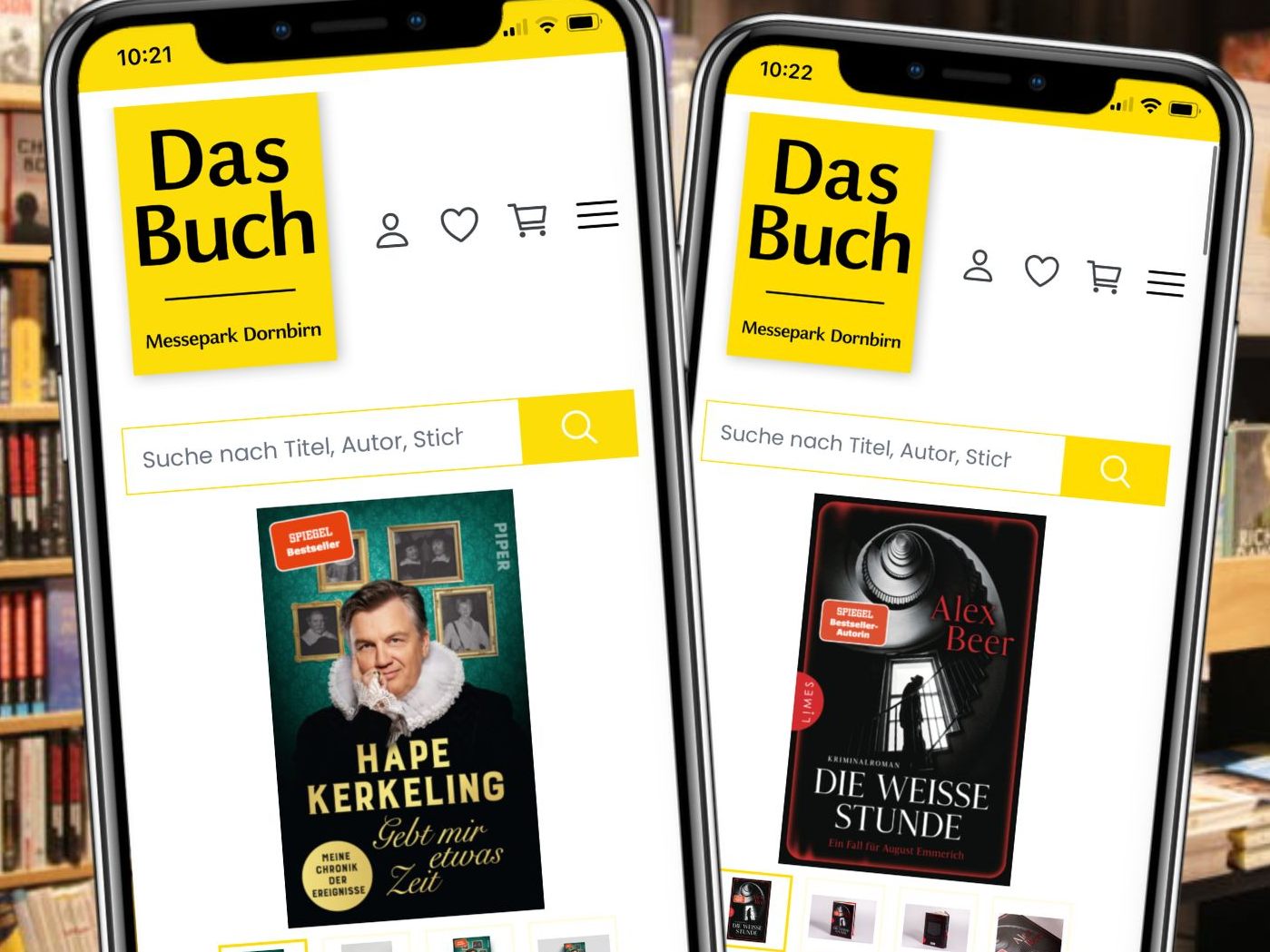 Das sind derzeit die absoluten Bestseller bei "Das Buch"!