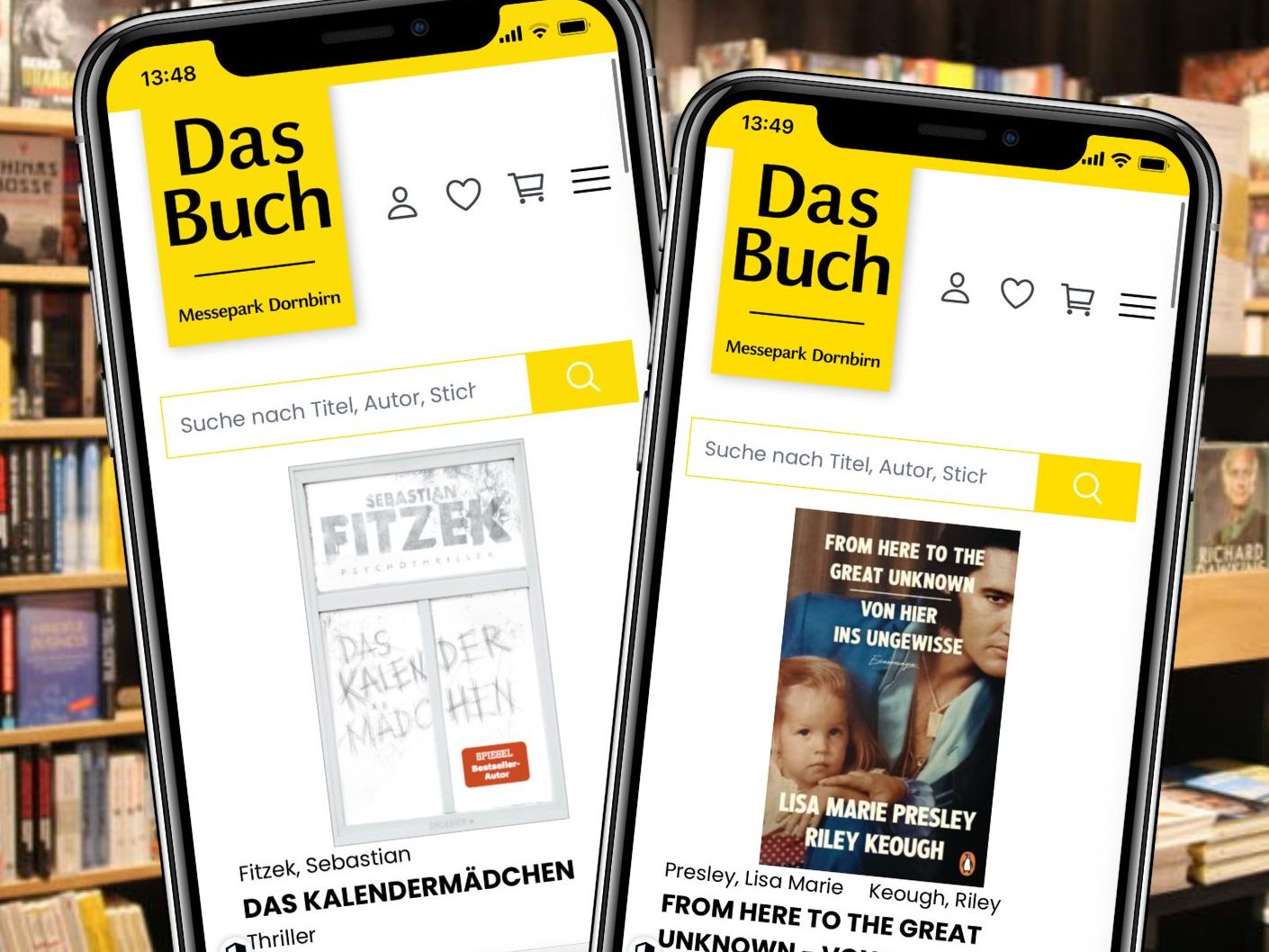 Das sind derzeit die absoluten Bestseller bei "Das Buch"!