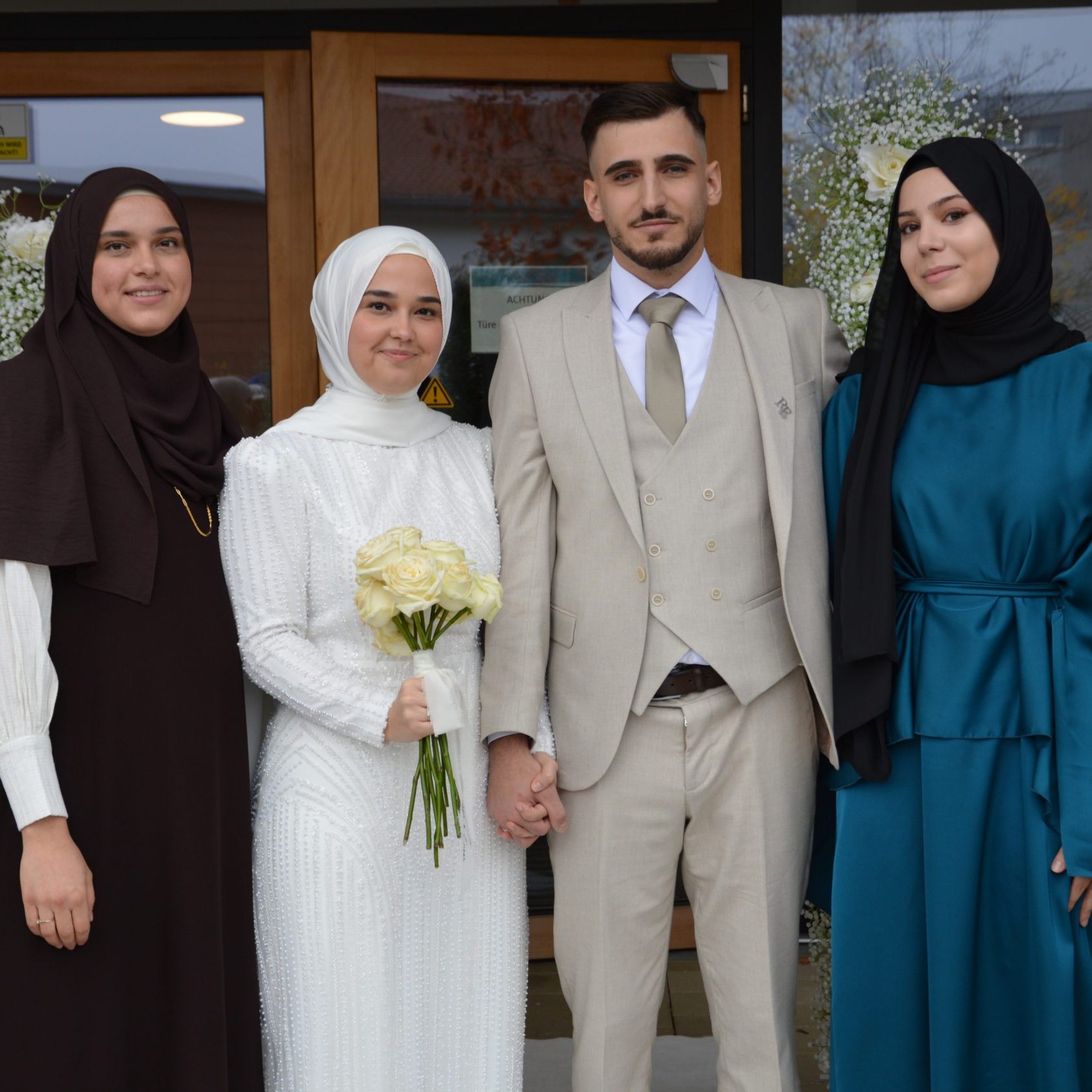 Rukye Sahin und Ensar Erkan feierten standesamtliche Trauung.
