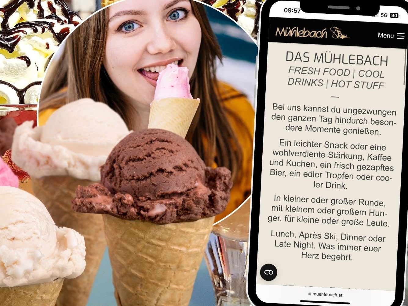 Das Café Mühlebach in Brand ist der perfekte Ort für Eisliebhaber, die sich auf süße, erfrischende Leckereien freuen. Das Café Mühlebach in Brand ist der perfekte Ort für Eisliebhaber, die sich auf süße, erfrischende Leckereien freuen.