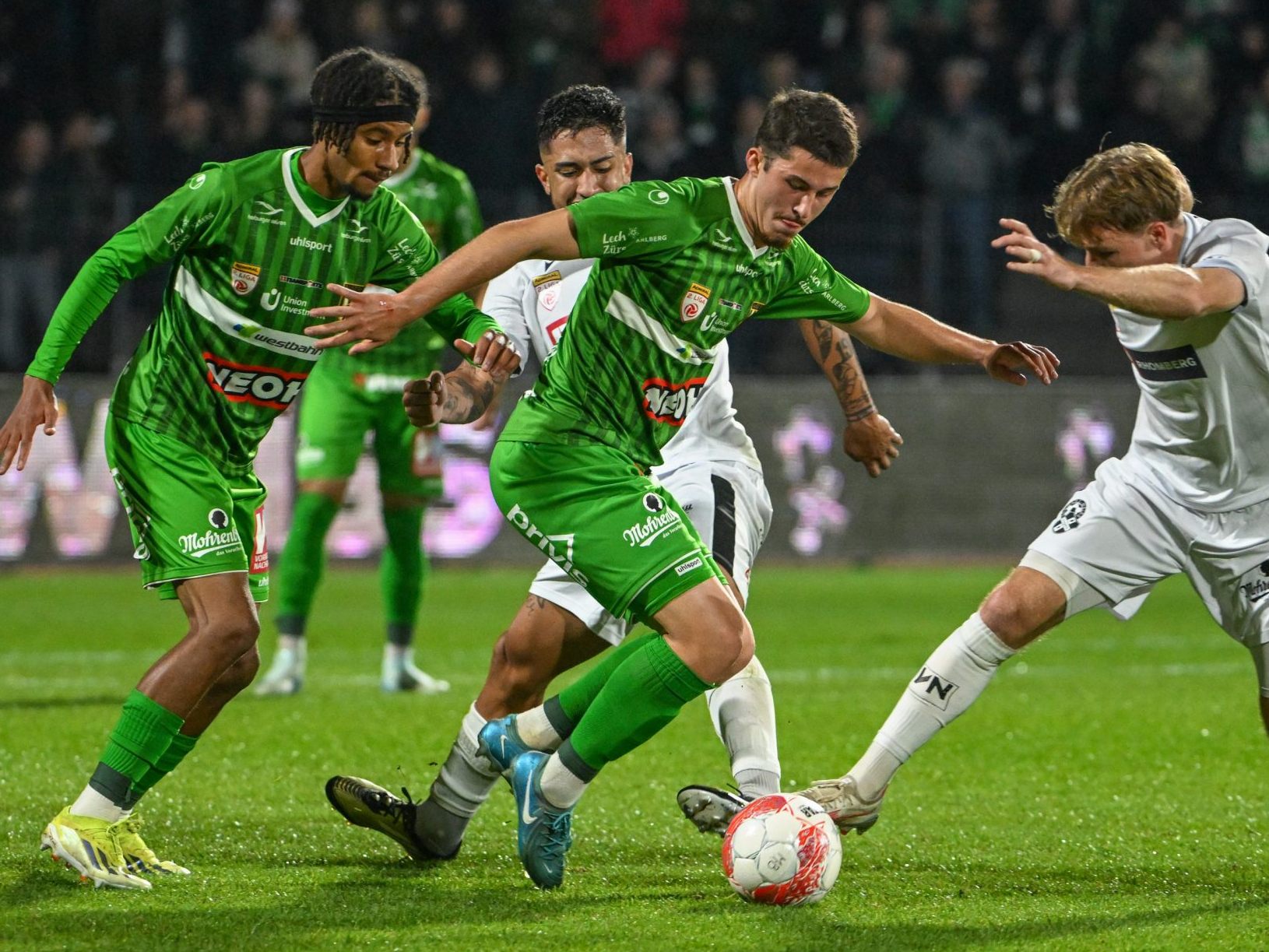 Für Bregenz geht das Derby mit einem enttäuschenden 1:1 zu Ende. Für Bregenz geht das Derby mit einem enttäuschenden 1:1 zu Ende.