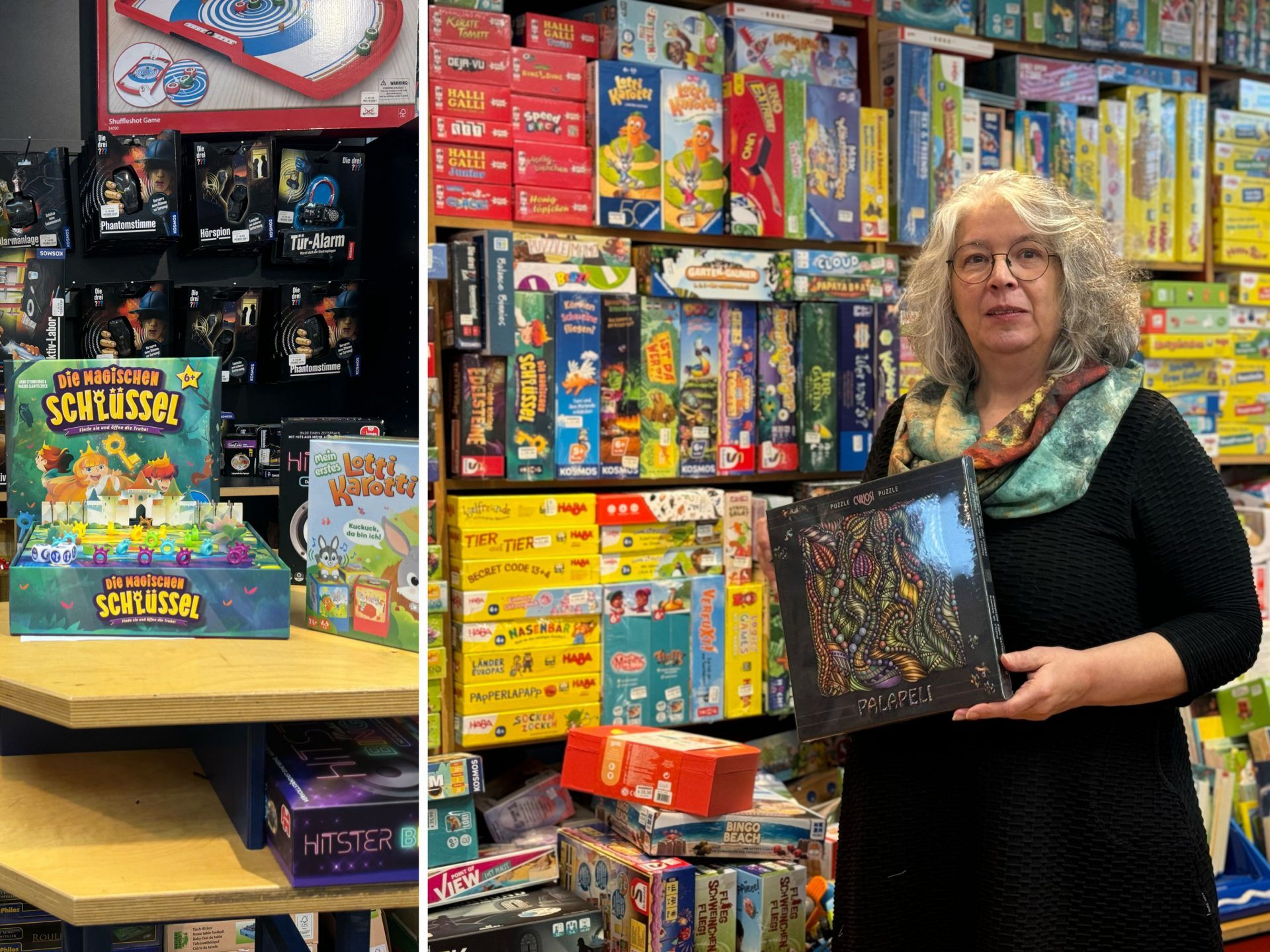 Die Spielegeschäfte sind gerüstet für den Ansturm vor Weihnachten.