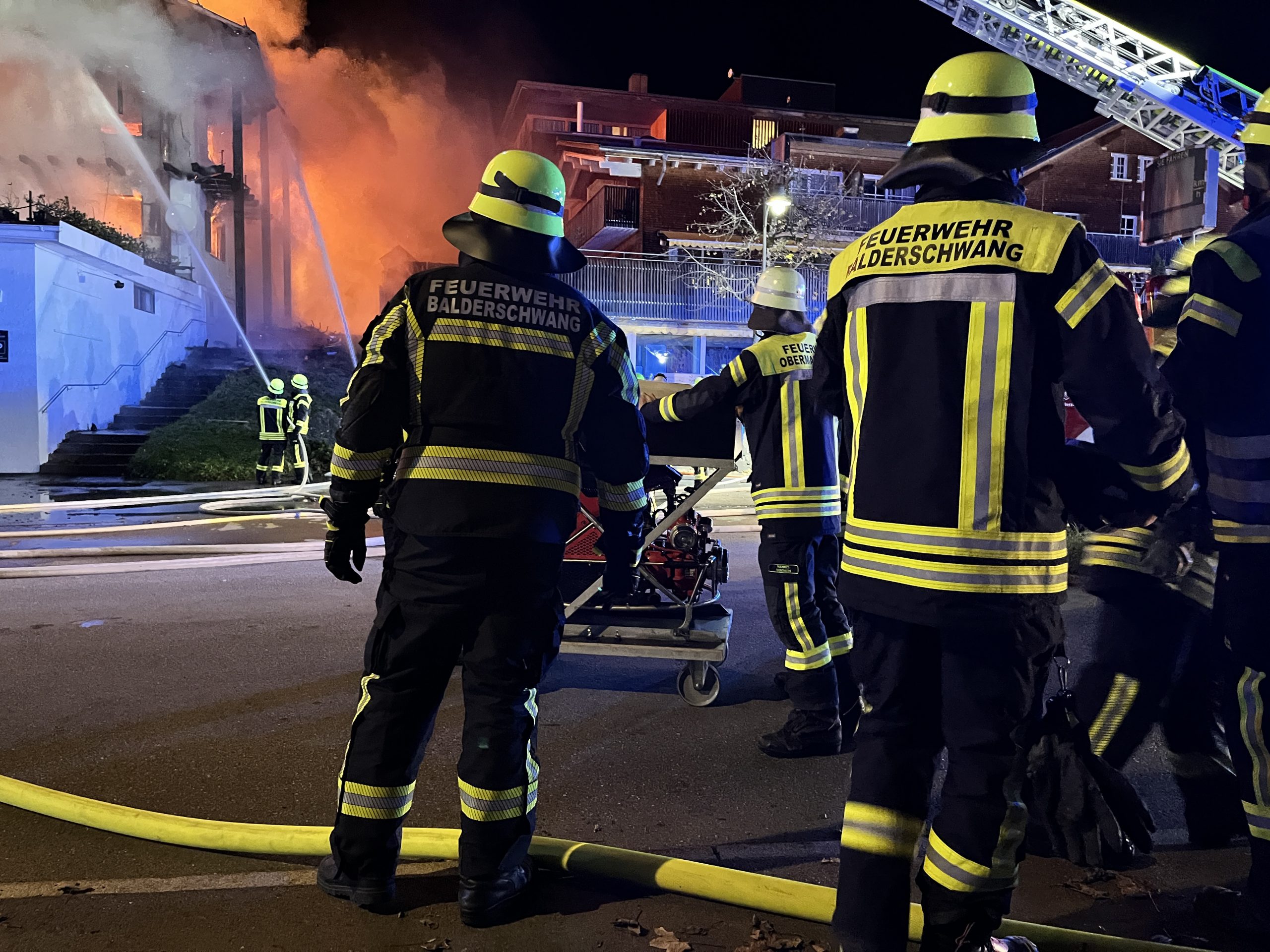Die Feuerwehr Balderschwang. Die Feuerwehr Balderschwang.