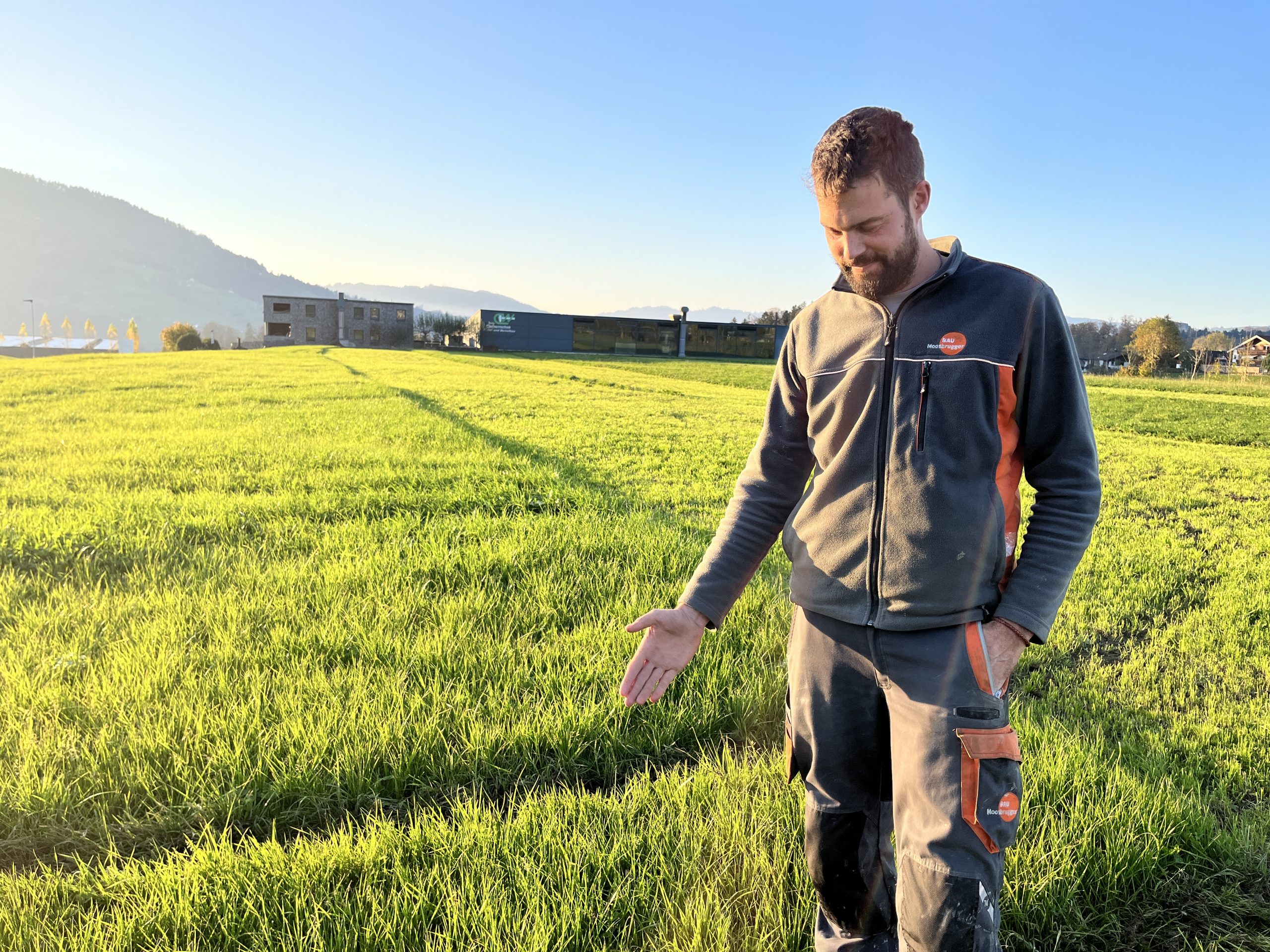Der Landwirt fand sein Feld am Samstagmorgen so vor.