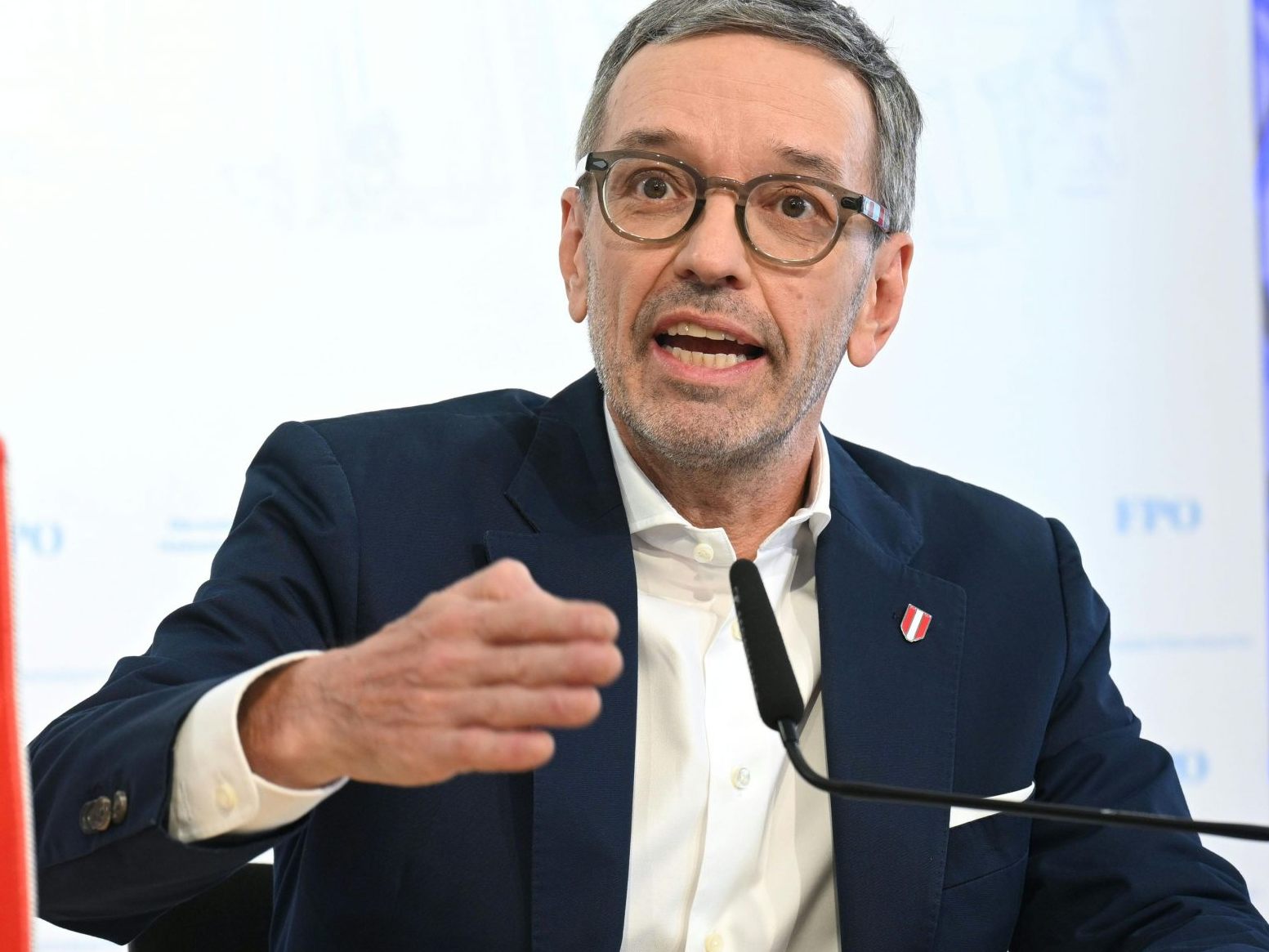 Herbert Kickl will nach dem Kanzler-Statement vom Dienstag vor die Presse treten.