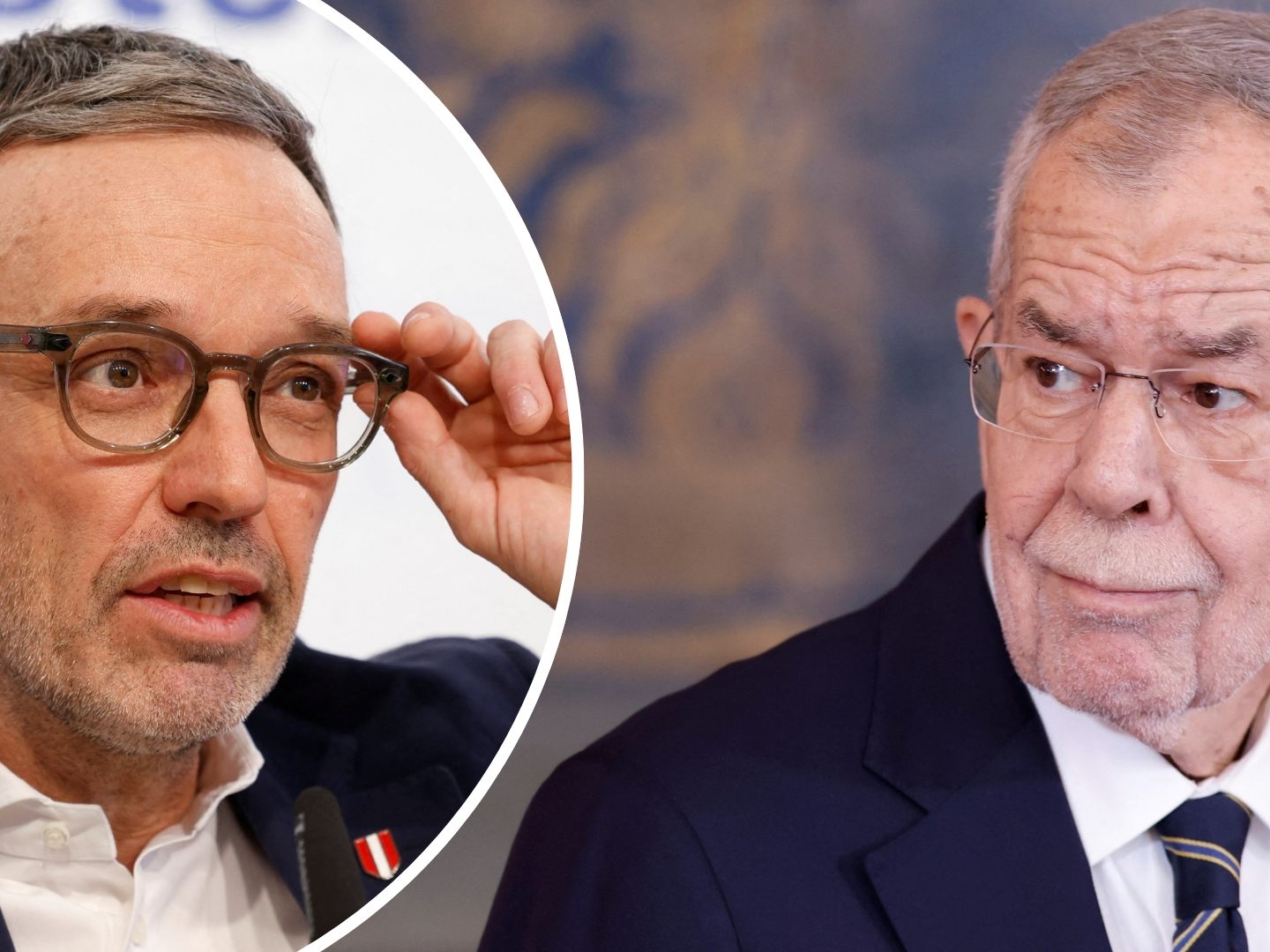 Der Ball liegt jetzt wieder bei Bundespräsident Van der Bellen (r.) Der Ball liegt jetzt wieder bei Bundespräsident Van der Bellen (r.)