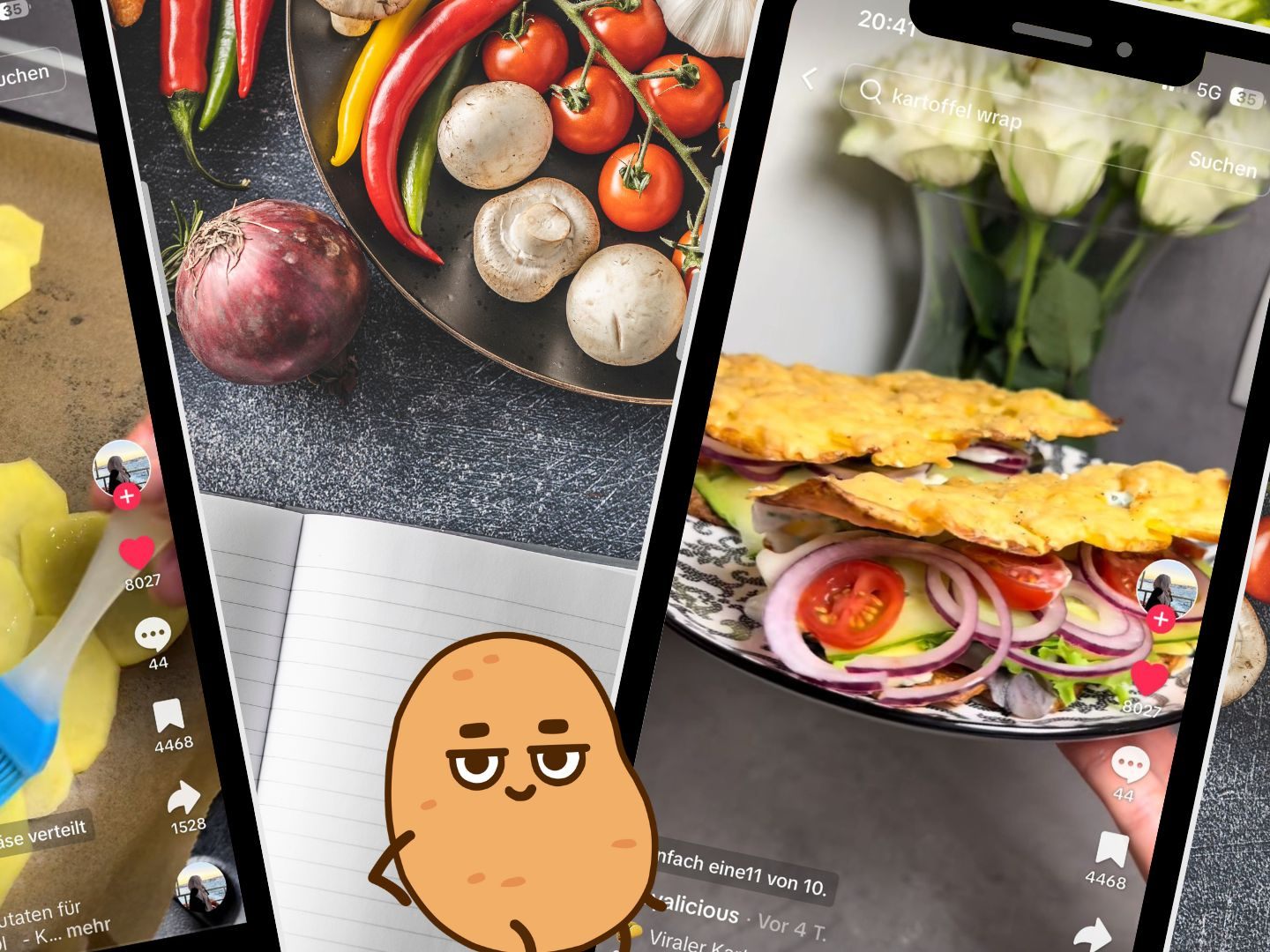 Der virale Kartoffel-Wrap: Knusprig, lecker und in wenigen Schritten selbst gemacht.