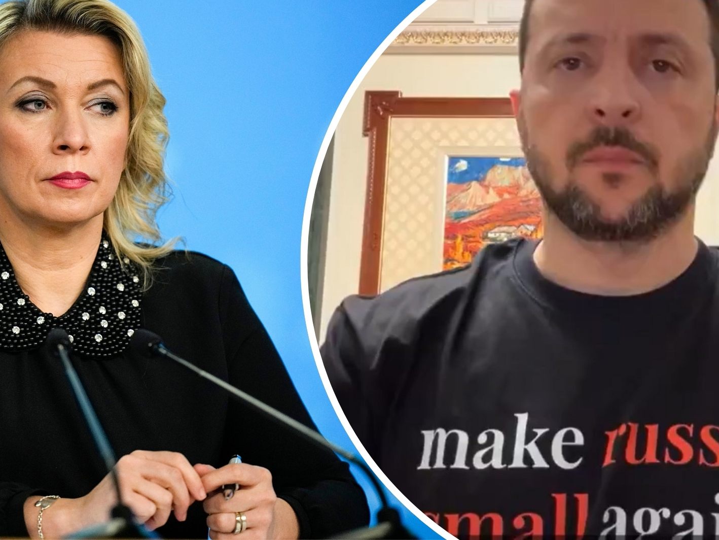 So ruhig wie auf dem Bild blieb Maria Sacharowa auf X nicht. So ruhig wie auf dem Bild blieb Maria Sacharowa auf X nicht.