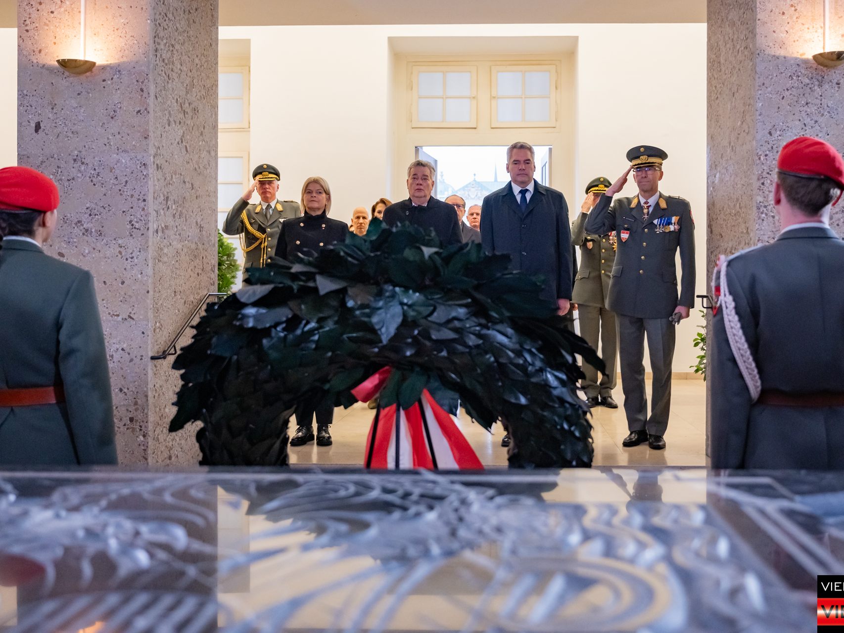 26.10.2024 Nationalfeiertag 2024 Kranzniederlegung Bundesregierung