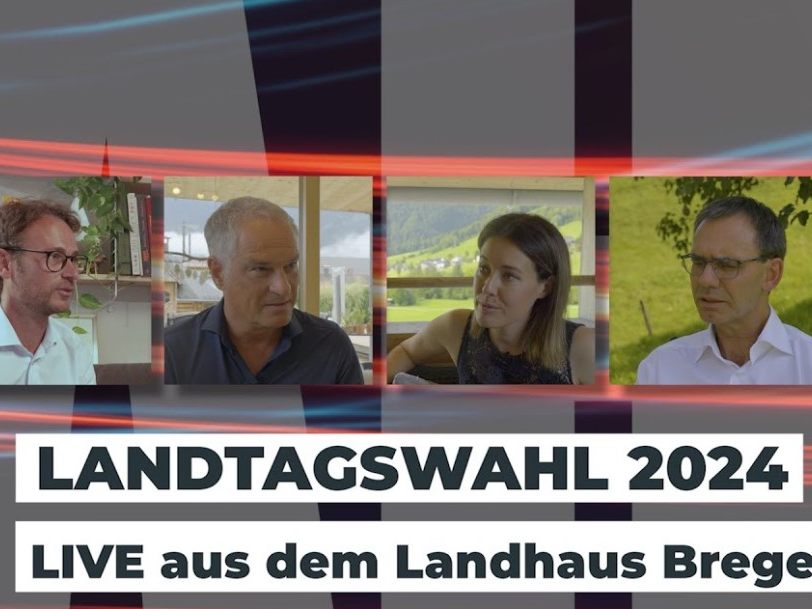 Landtagswahl: Wahlstudio-Livestream aus dem Landhaus in Bregenz