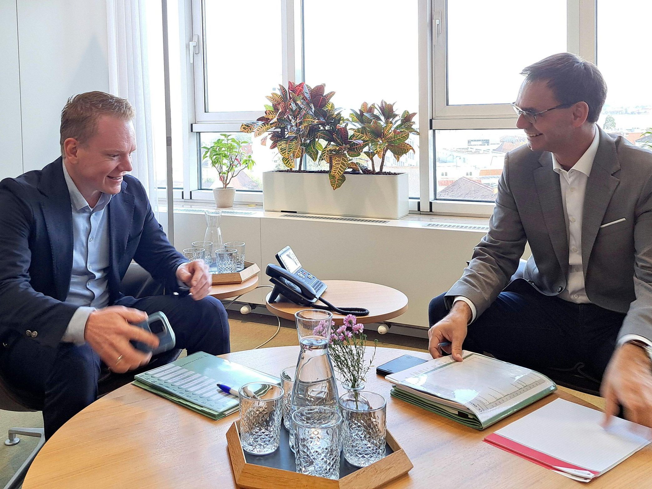 Landeshauptmann Markus Wallner trifft sich am Vormittag mit FPÖ und Grünen, am Nachmittag mit SPÖ und NEOS.