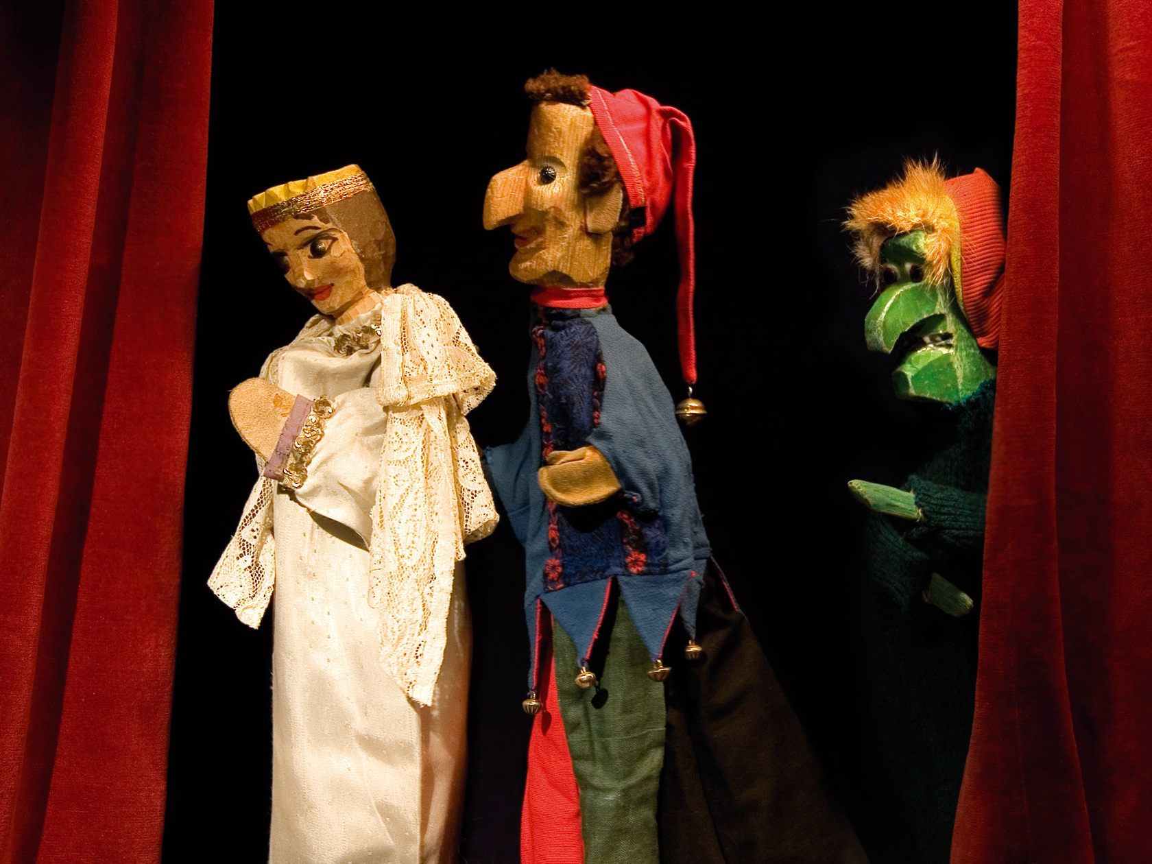 Kasperl und Prinzessin.