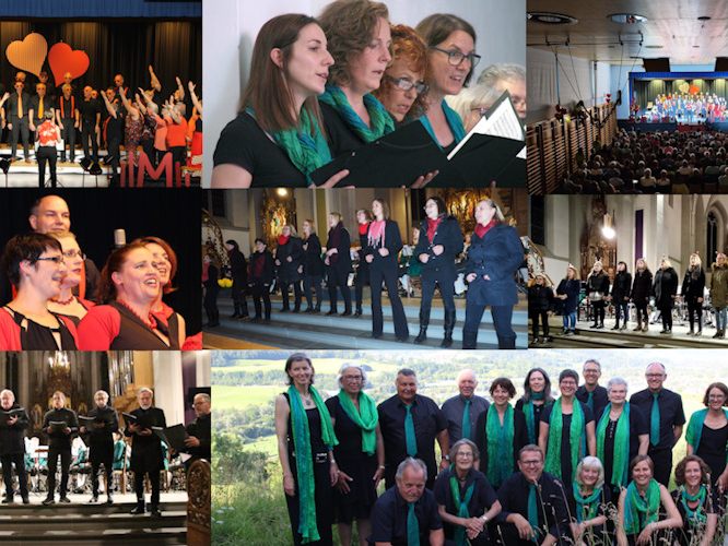 Die Frastanzer Chöre (Archivaufnahmen) singen am 9. November im Adalbert-Welte-Saal.