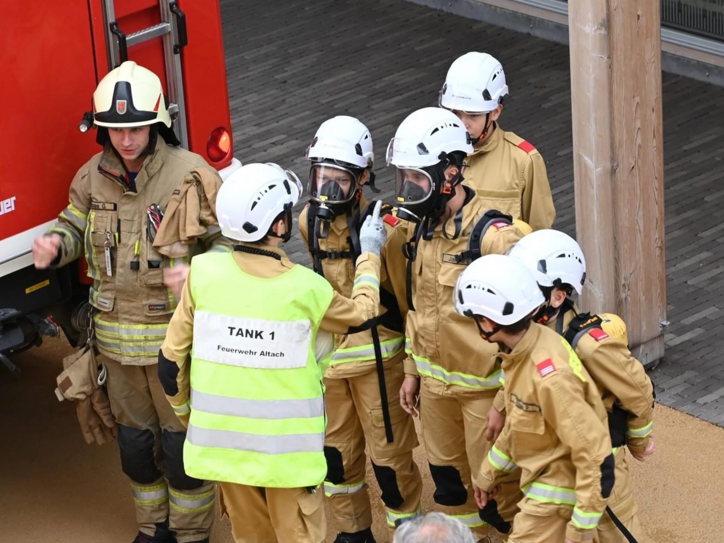 Die Altacher Feuerwehr bewies bei der Herbstabschlussübung ihr Können.