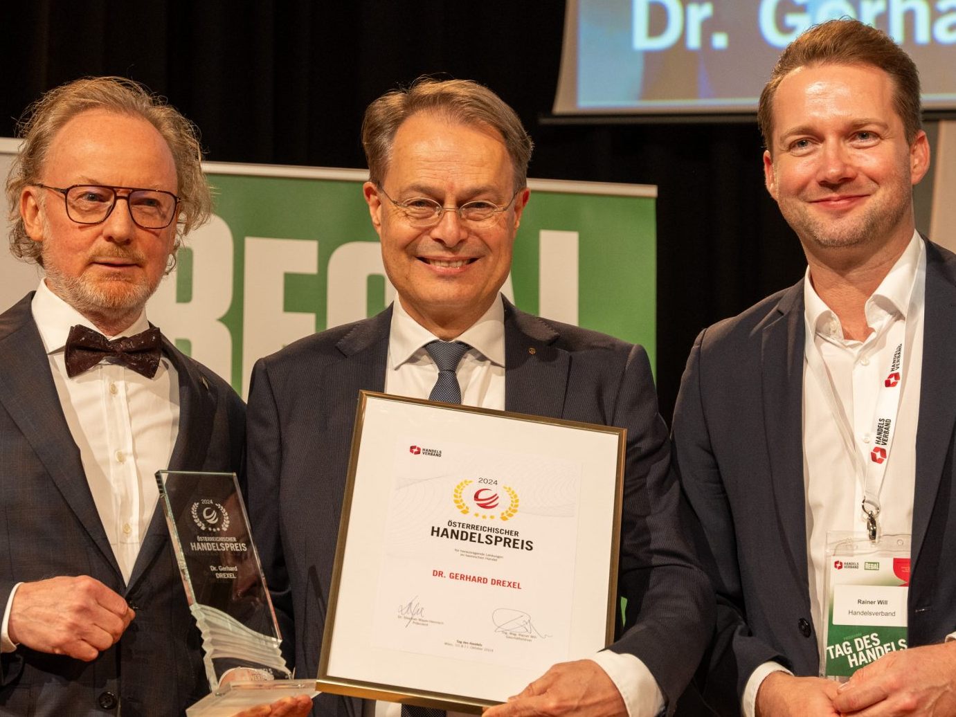 Dr. Gerhard Drexel wurde für sein Lebenswerk ausgezeichnet.