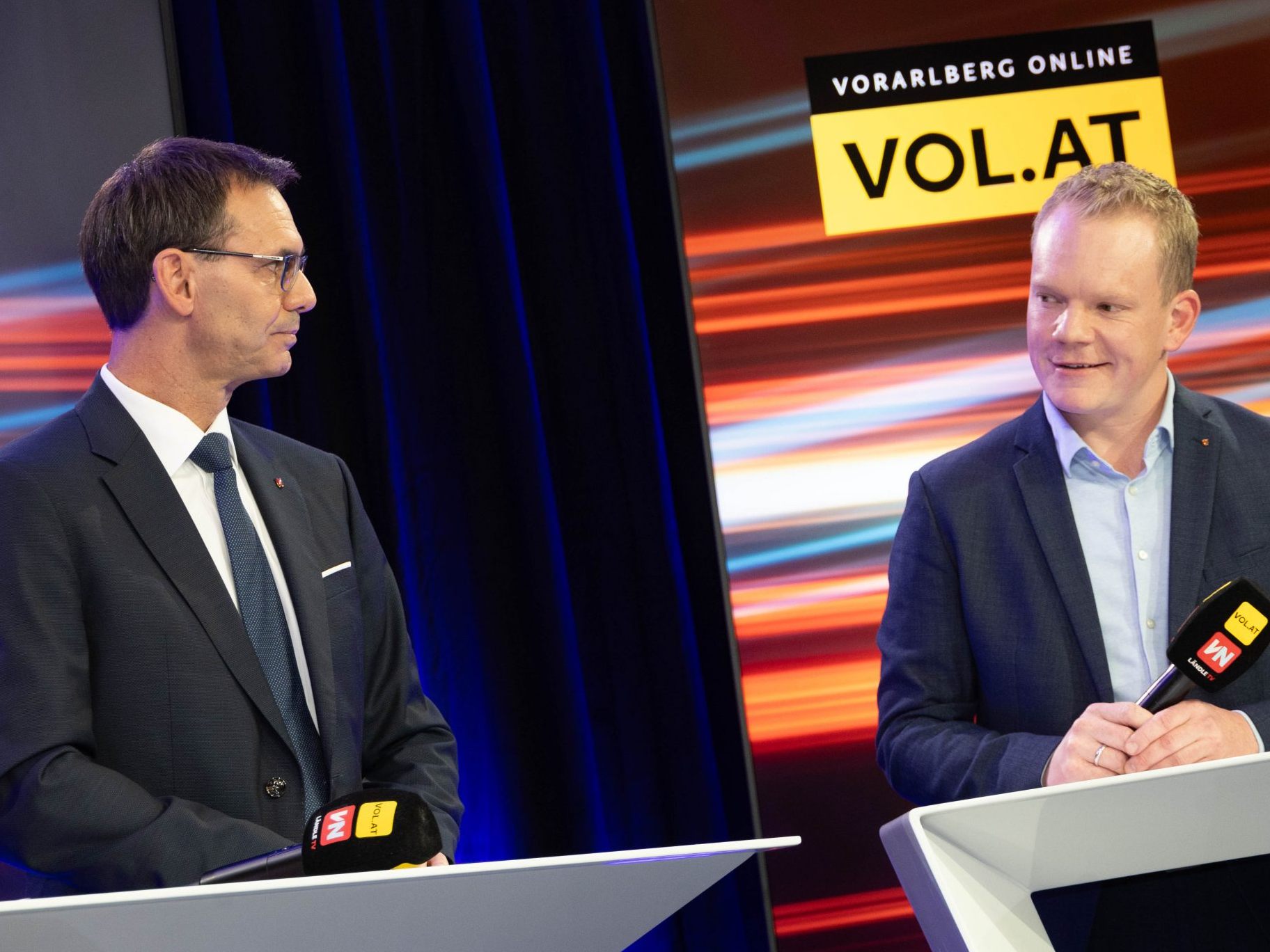 LH Markus Wallner und Christor Bitschi.