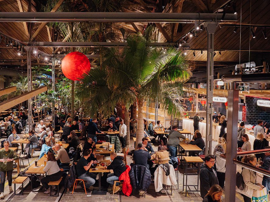 Der "Gleis//Garten" ist ein Food Market in Wien-Meidling.