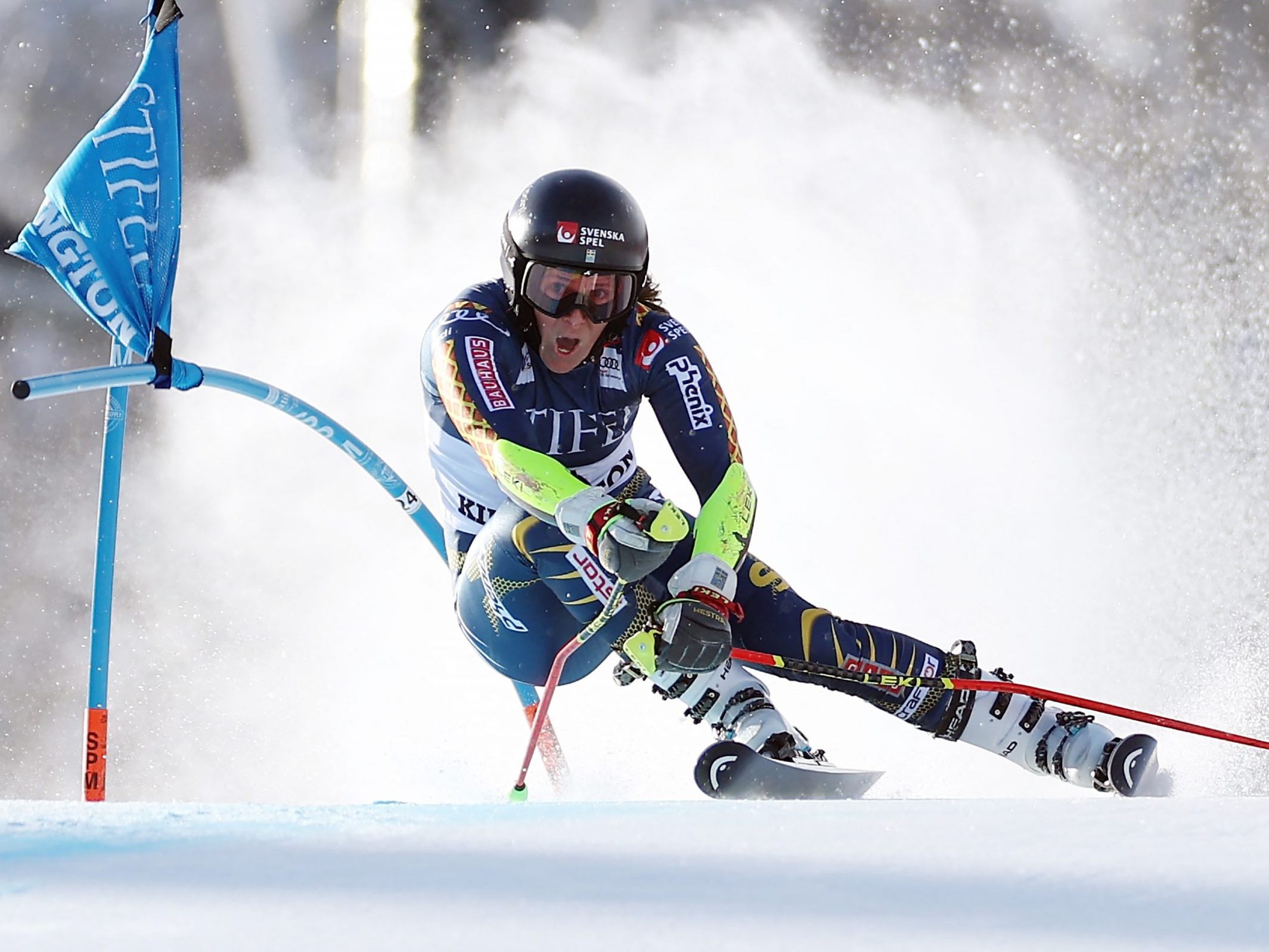 Sara Hector gewinnt den Riesentorlauf der Damen in Killington.