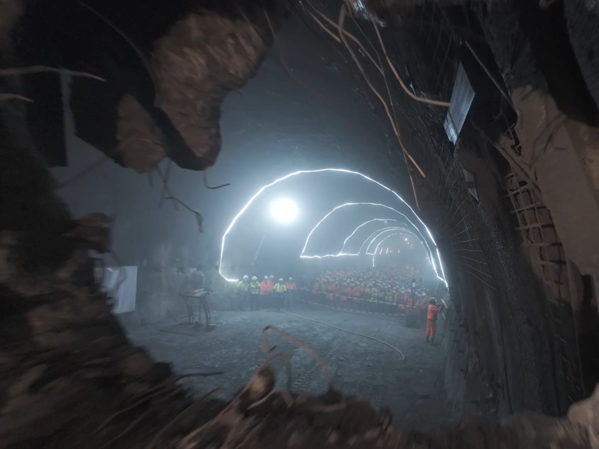 Der Semmering-Basistunnel ist komplett fertig gegraben.