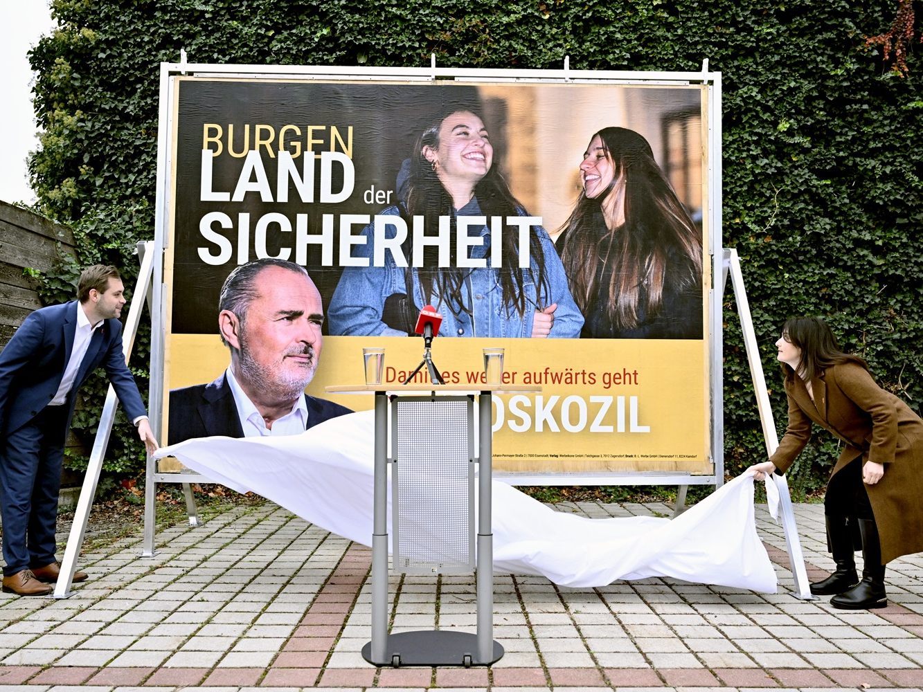 Man werde das Land "nicht zuplakatieren" so die SPÖ vor der Burgenland-Wahl.